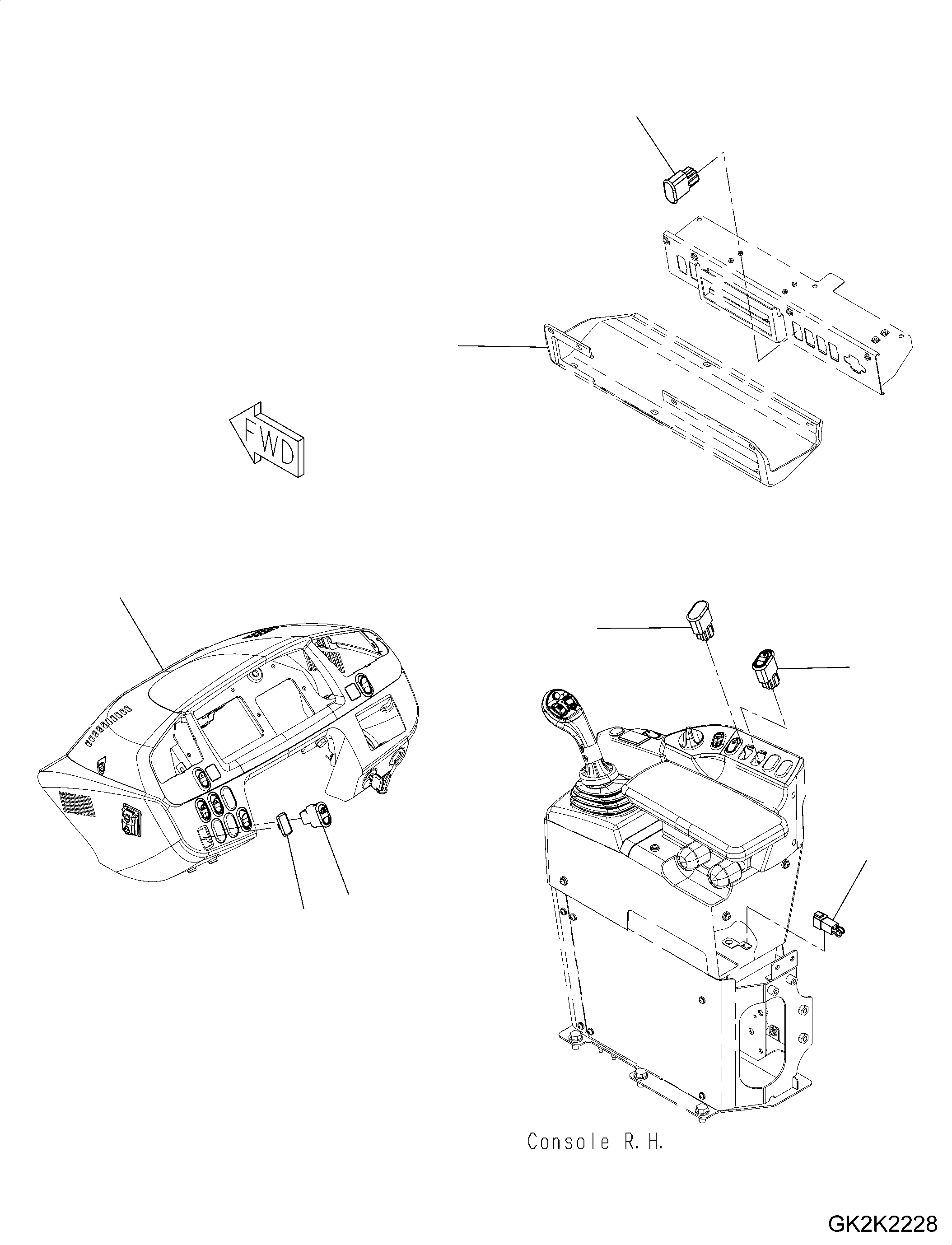 Switch, ECSS 423-06-55340 KOMATSU