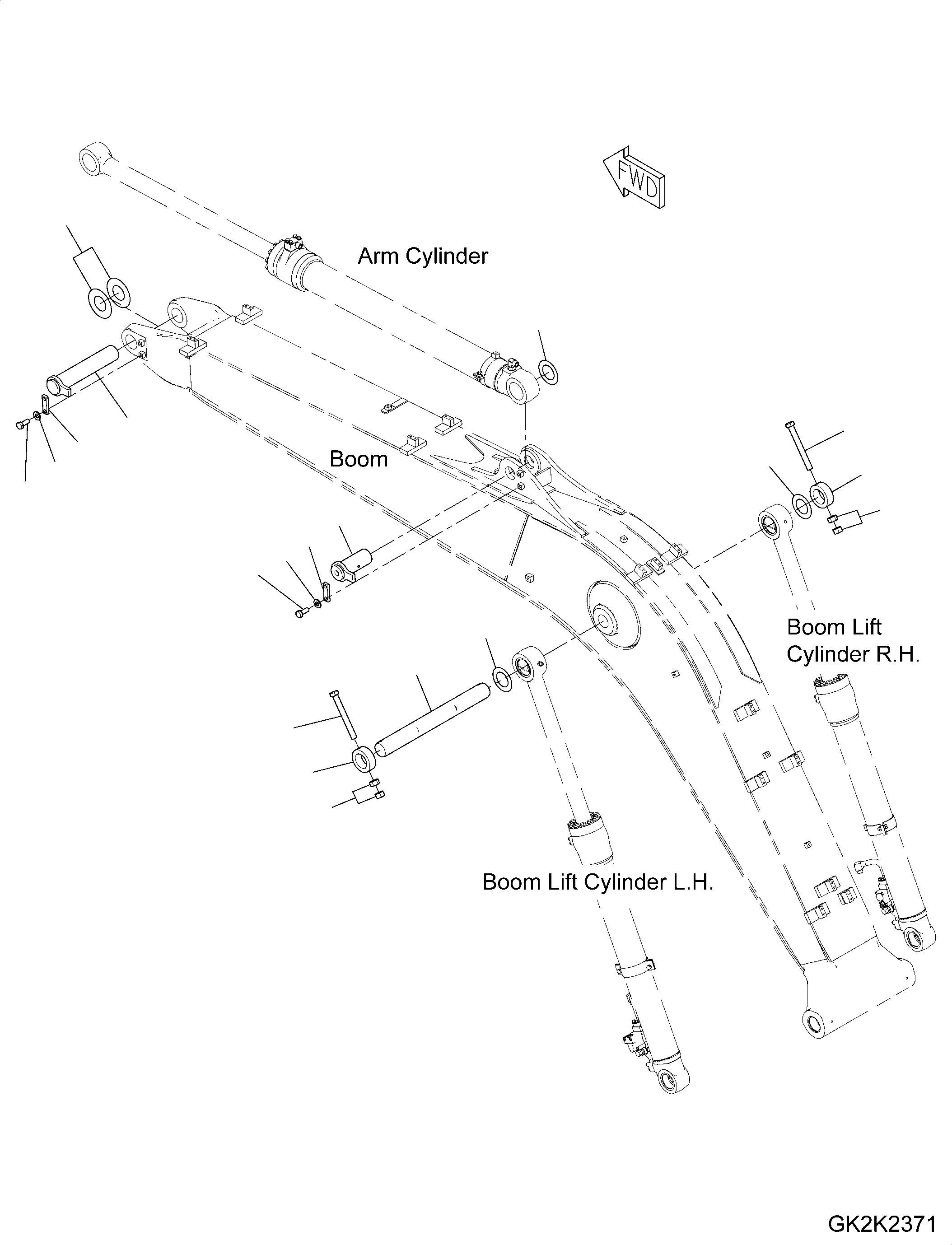 Палец 20G-70-41370 KOMATSU