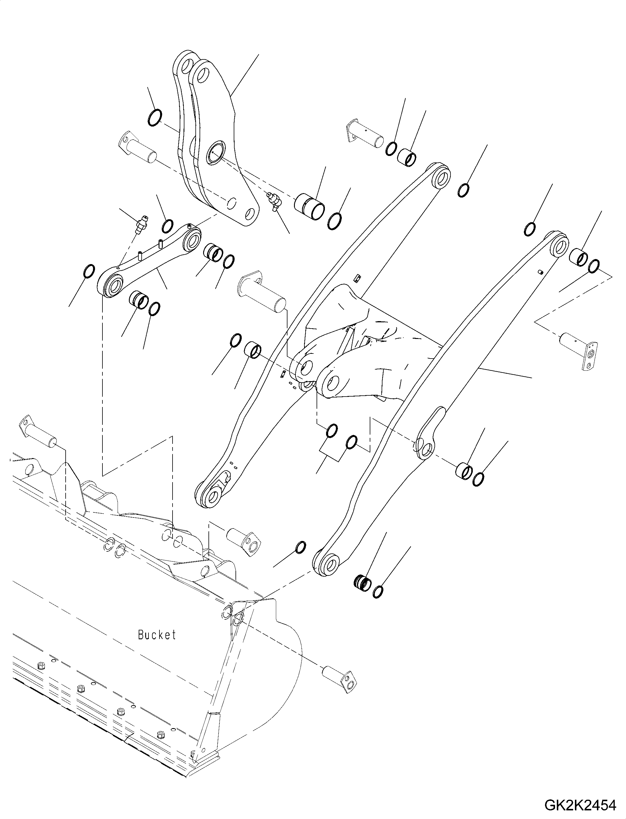 Bell Crank Assembly 419-T80-5310 KOMATSU