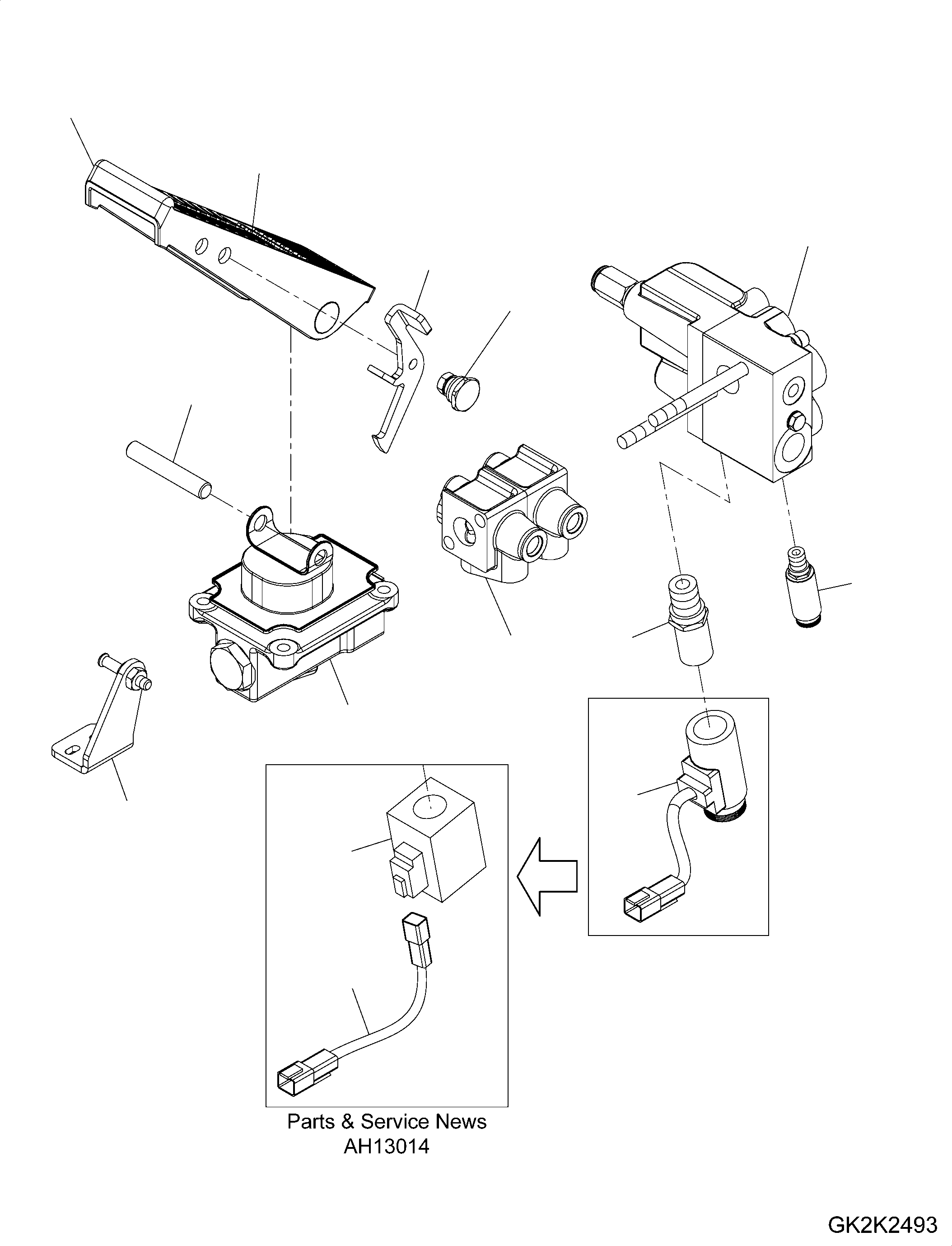 POWER BRAKE VALVE 20J-60-11521 KOMATSU