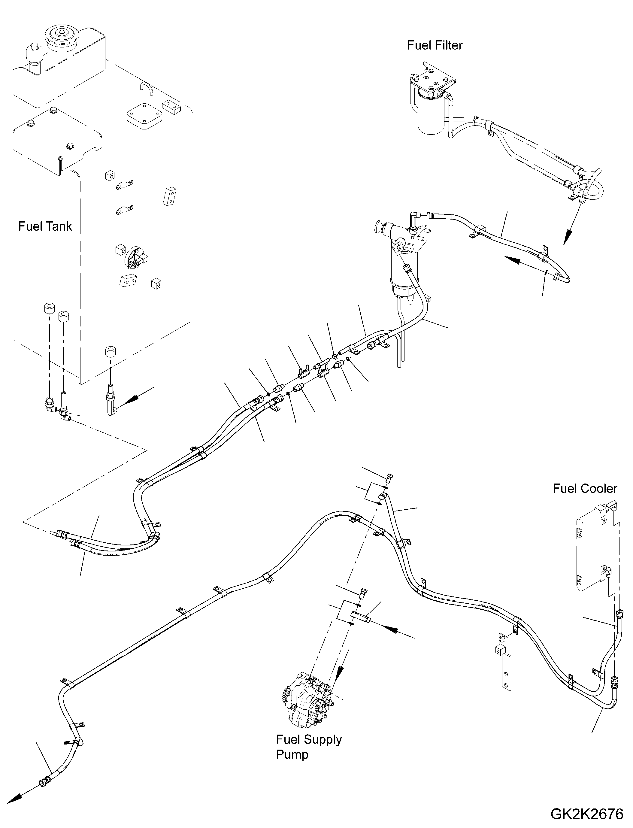Шланг 20G-04-51161 KOMATSU