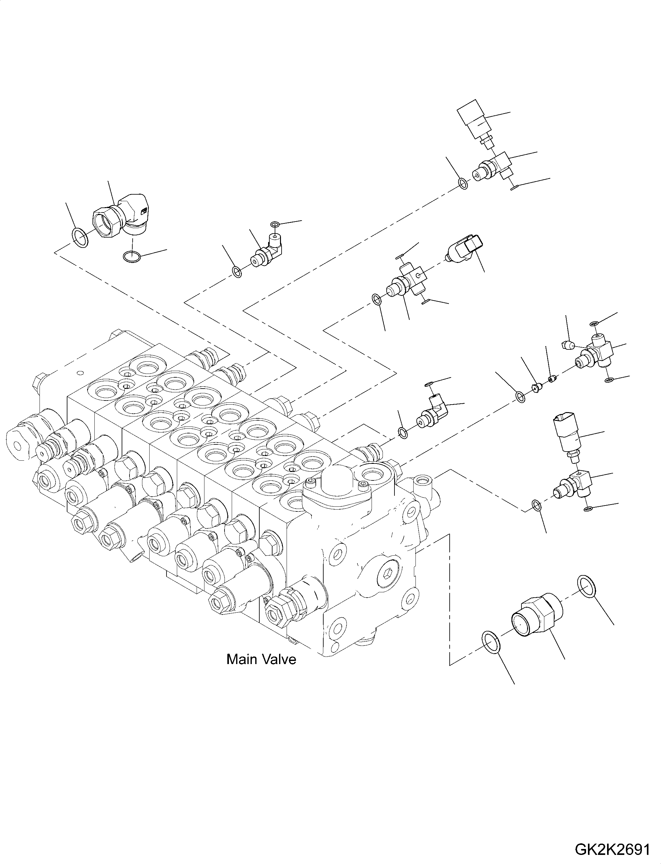 Тройник 20G-62-41840 KOMATSU