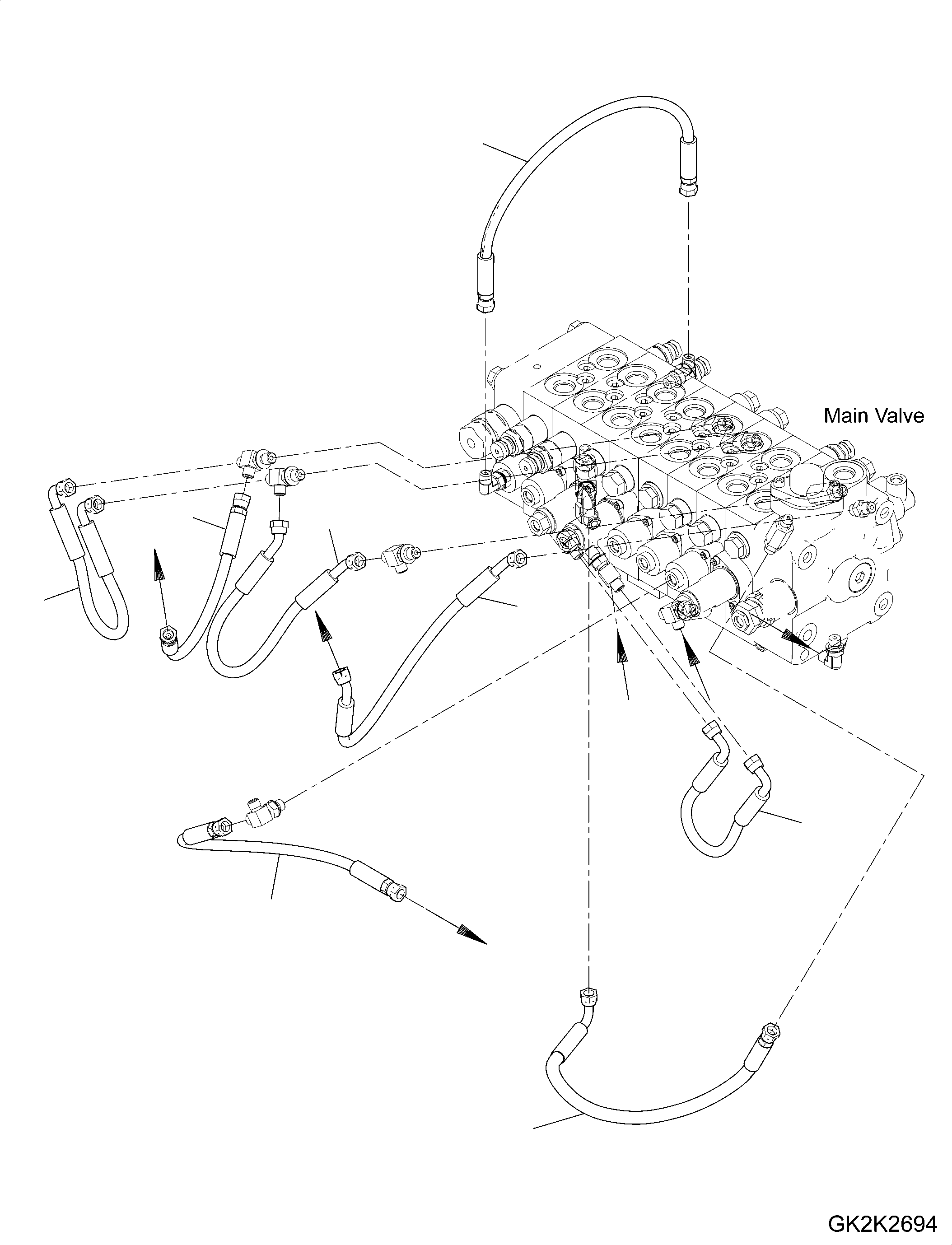 Шланг 02774-002A4 KOMATSU