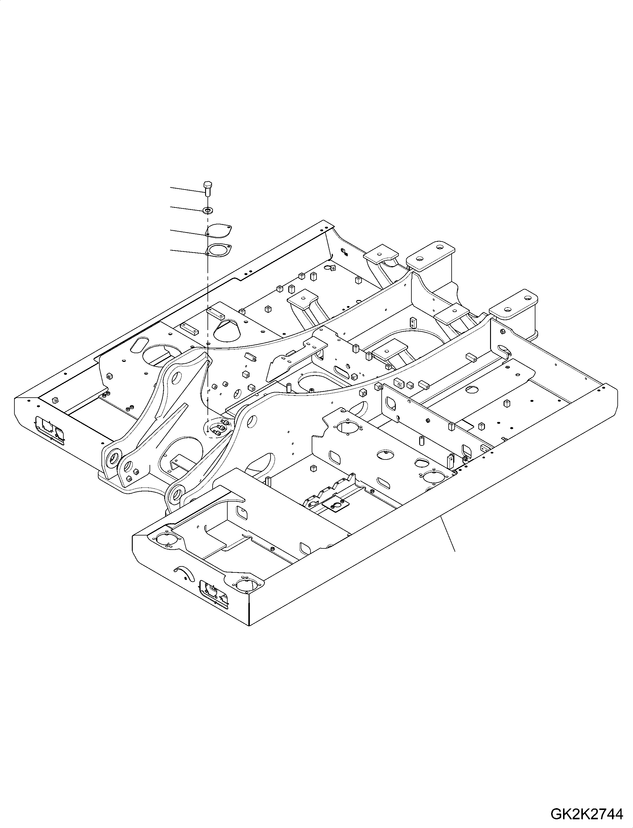 Frame Revolving 20G-46-51611 KOMATSU