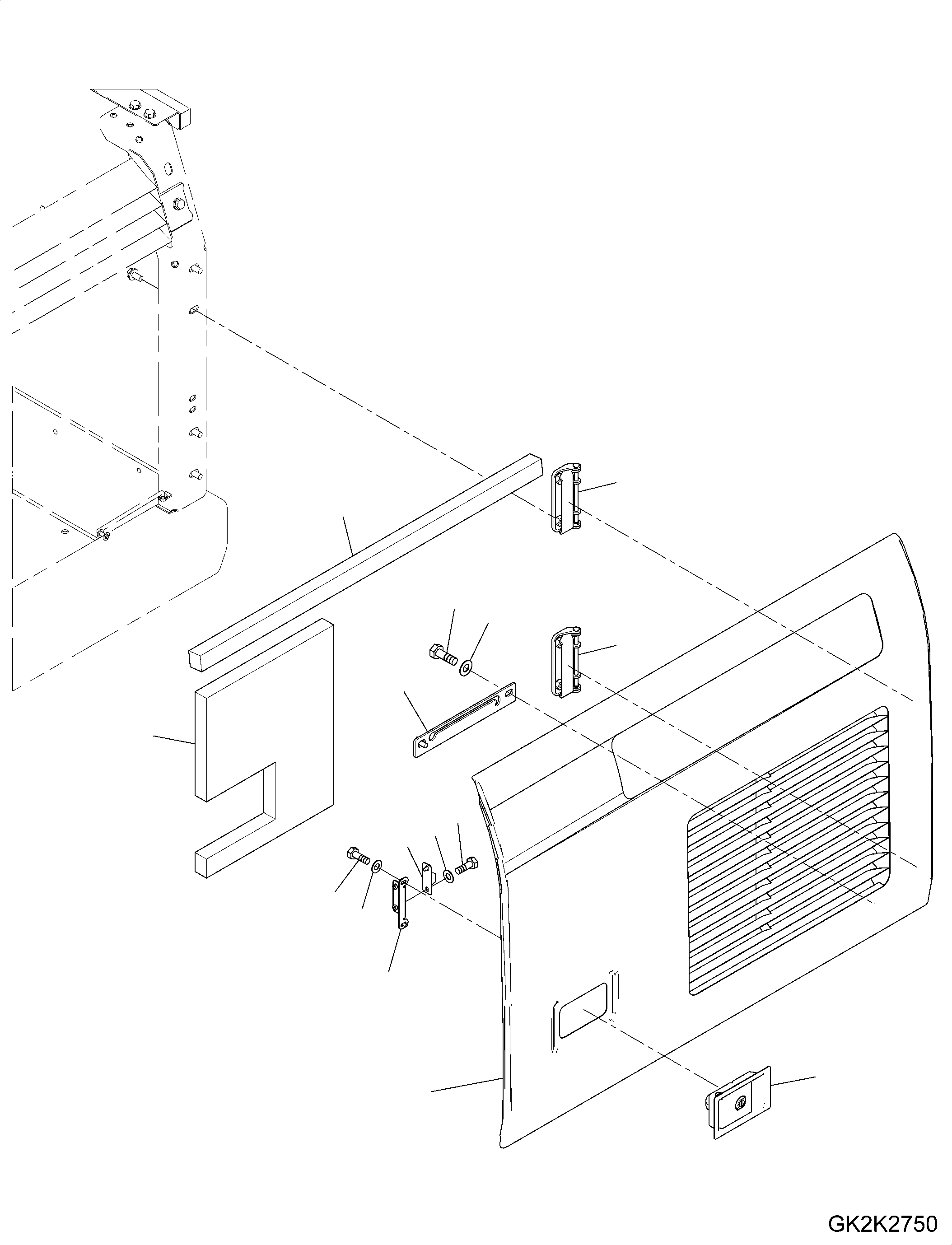 Door, Assembly 20G-54-51131 KOMATSU