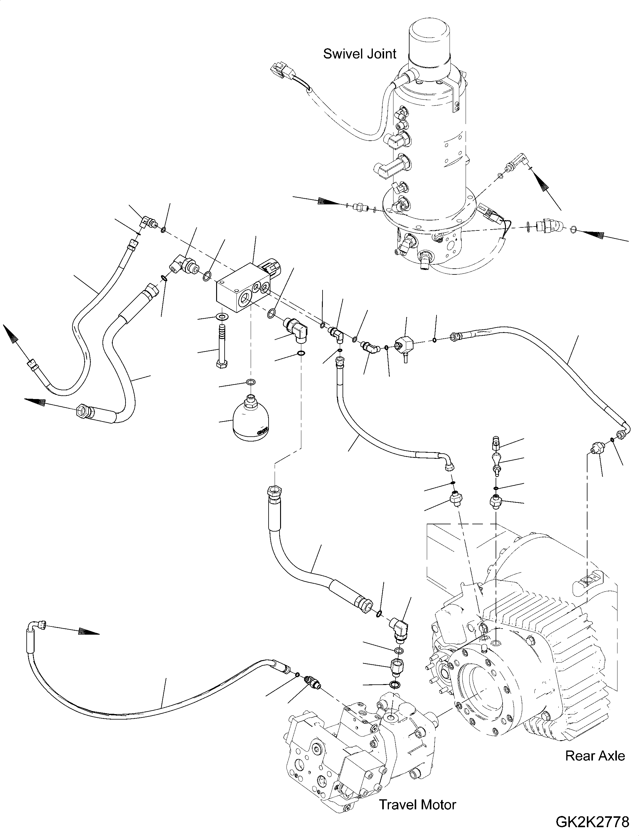 Шланг 02774-005A8 KOMATSU