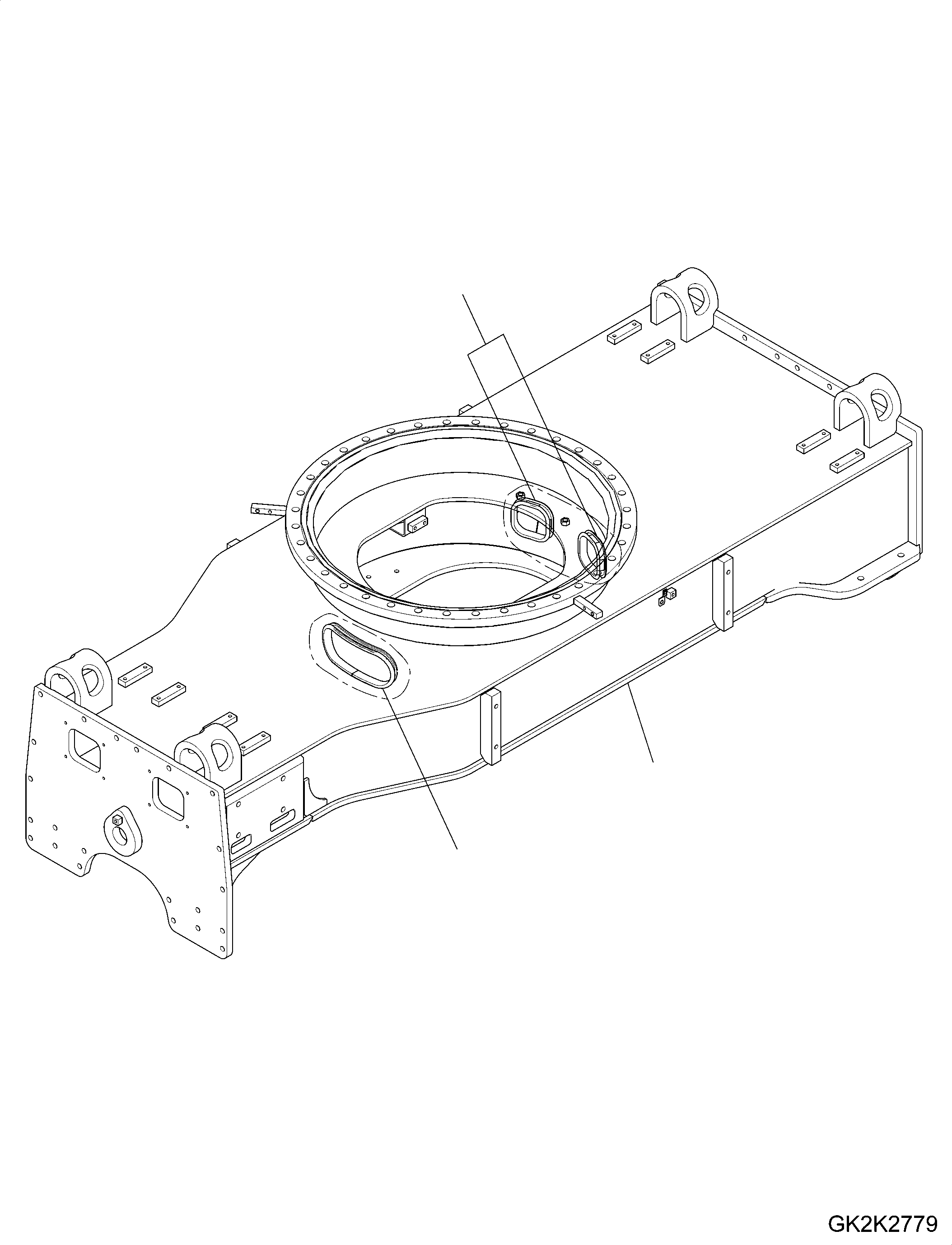 Chassis Frame 20G-47-51110 KOMATSU