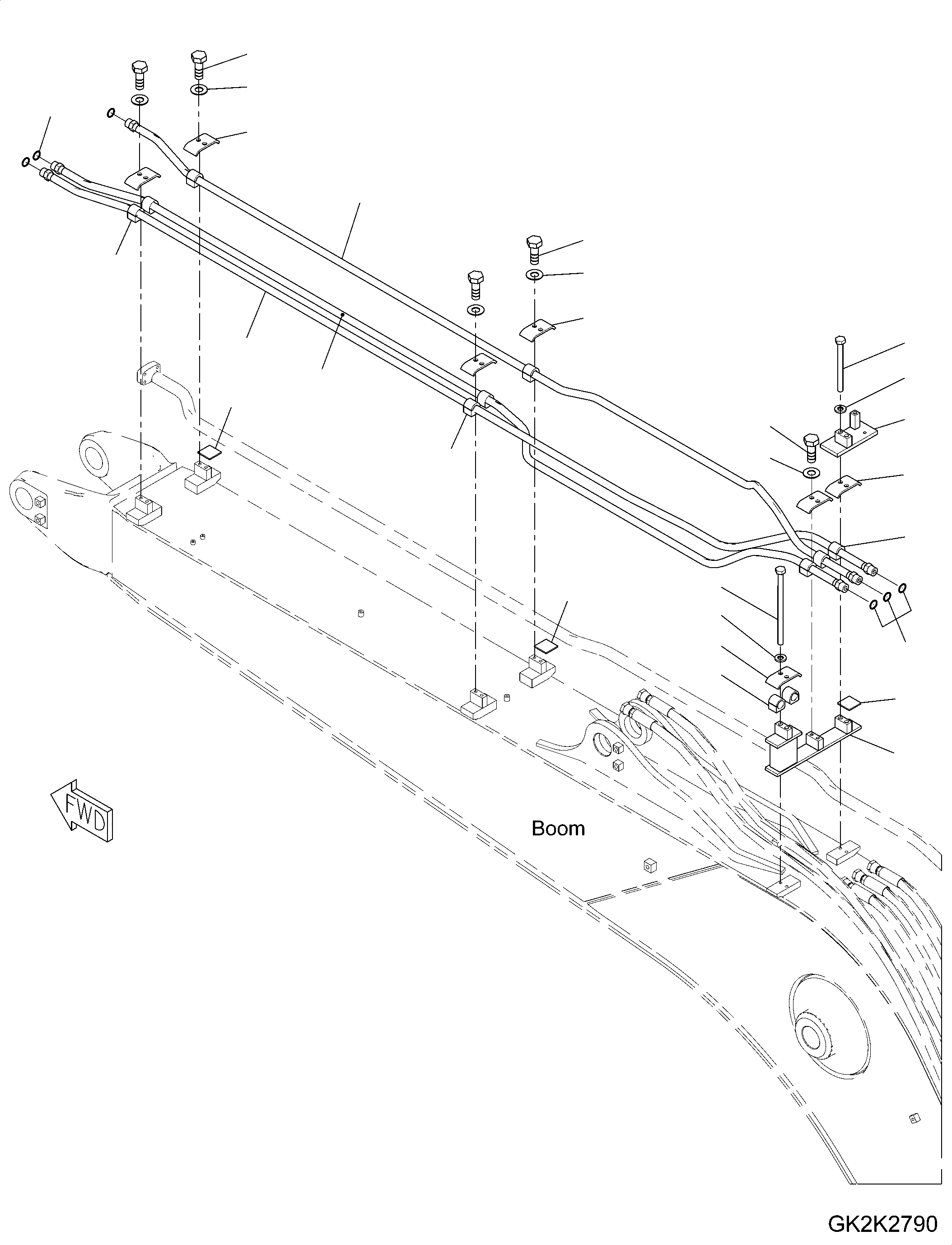 Трубка 20G-62-52260 KOMATSU