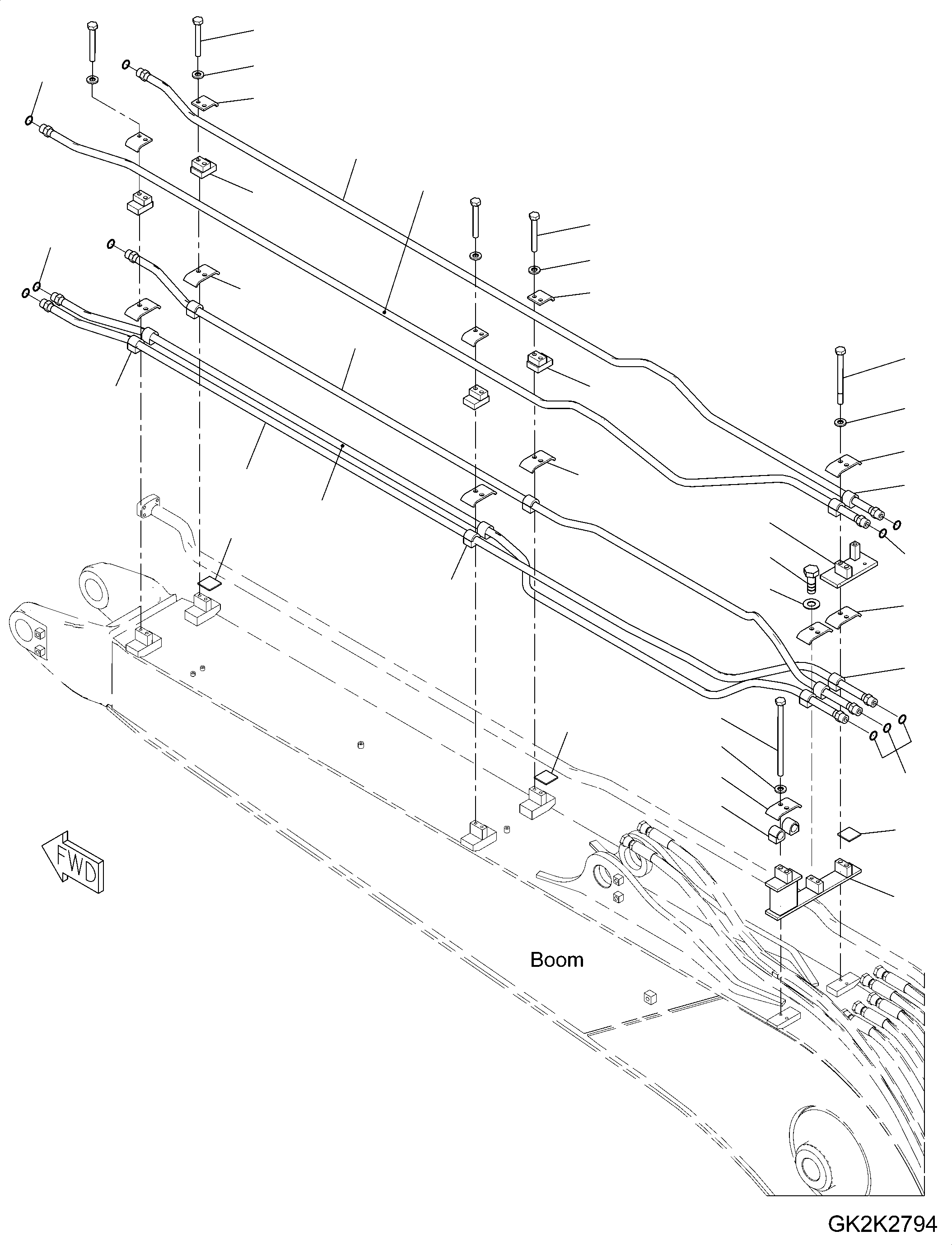Трубка 20G-62-52280 KOMATSU