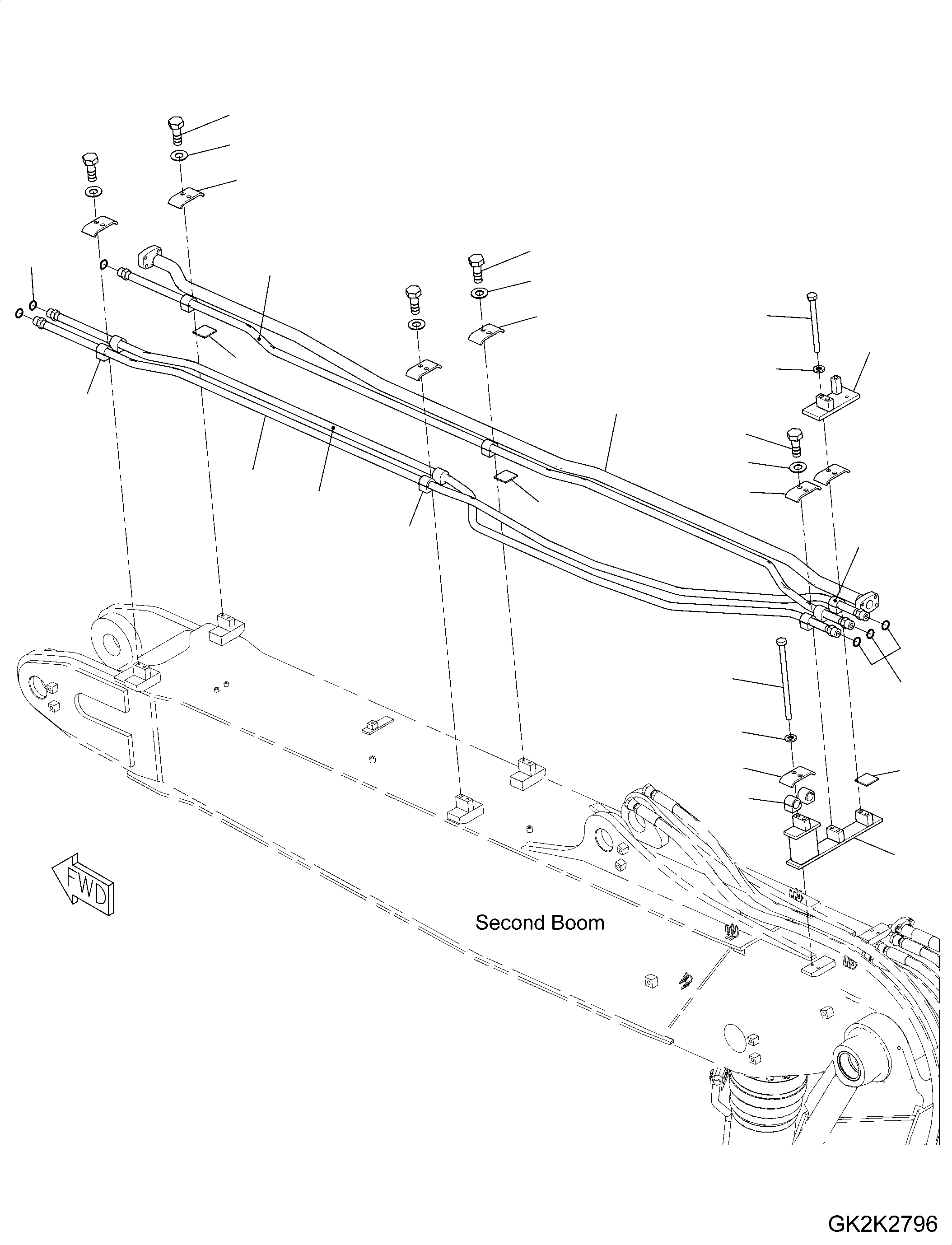Трубка 20G-62-51260 KOMATSU