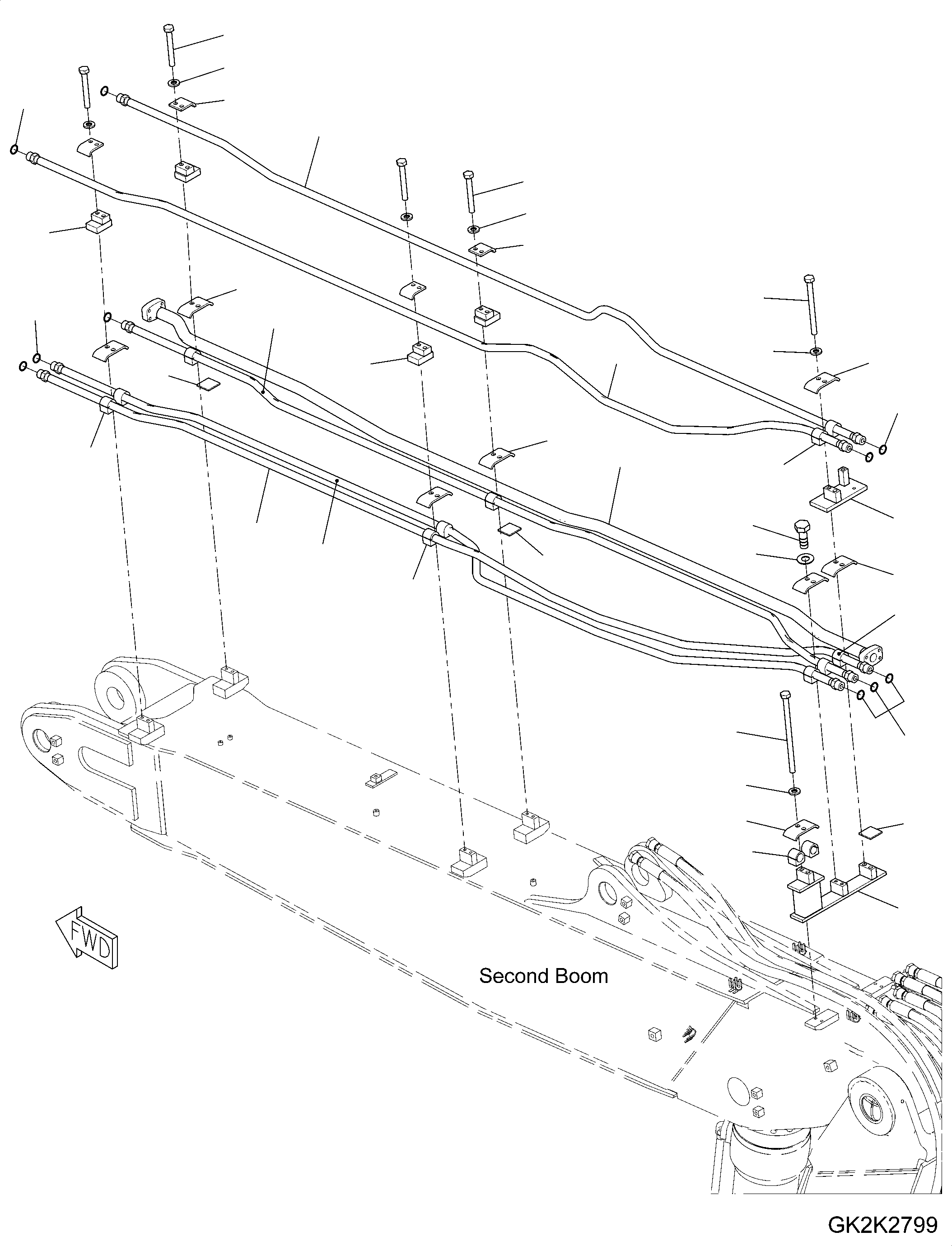 Трубка 20G-62-51280 KOMATSU