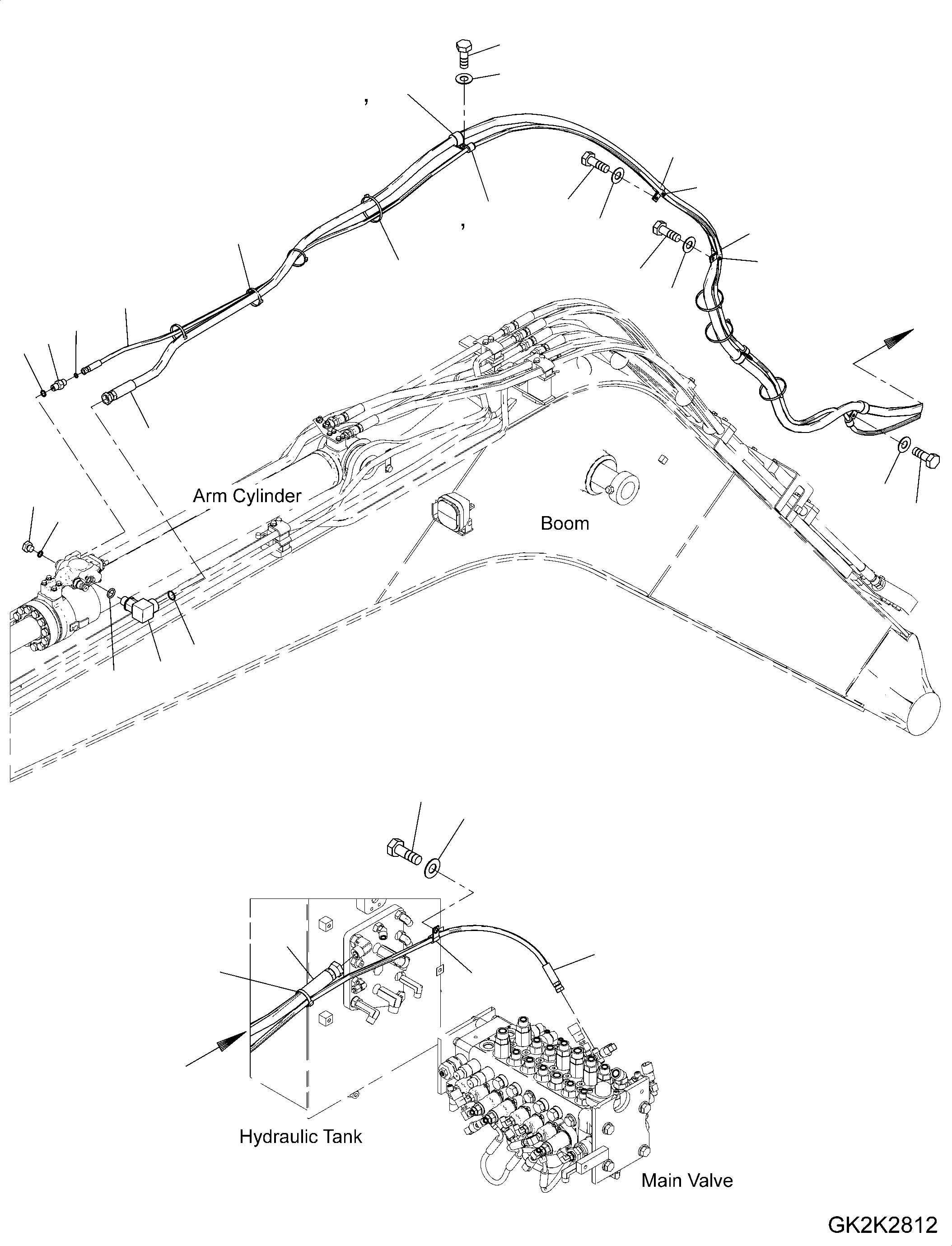 Шланг 02774-00660 KOMATSU