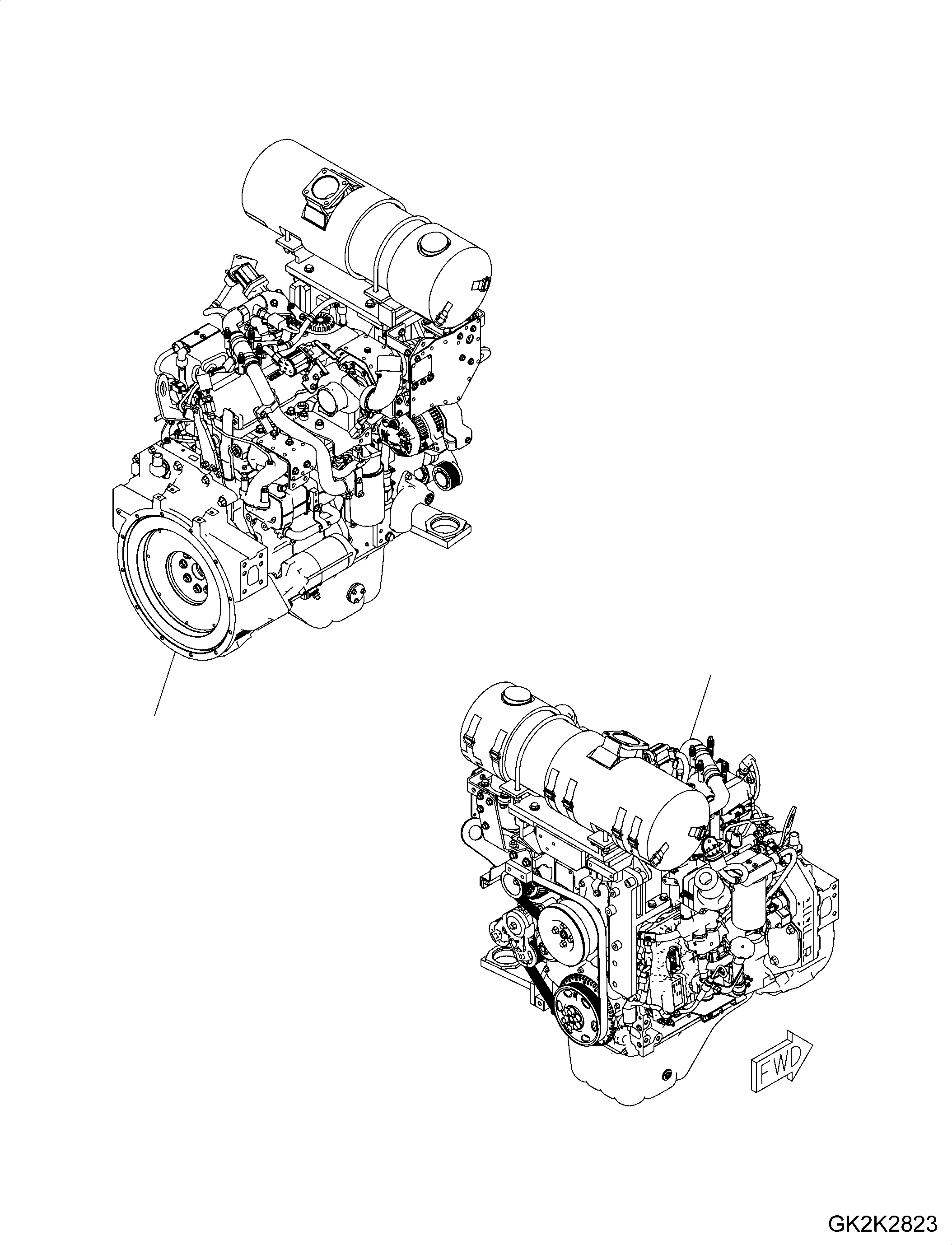 Engine Assembly 6752-C0-HH10 KOMATSU