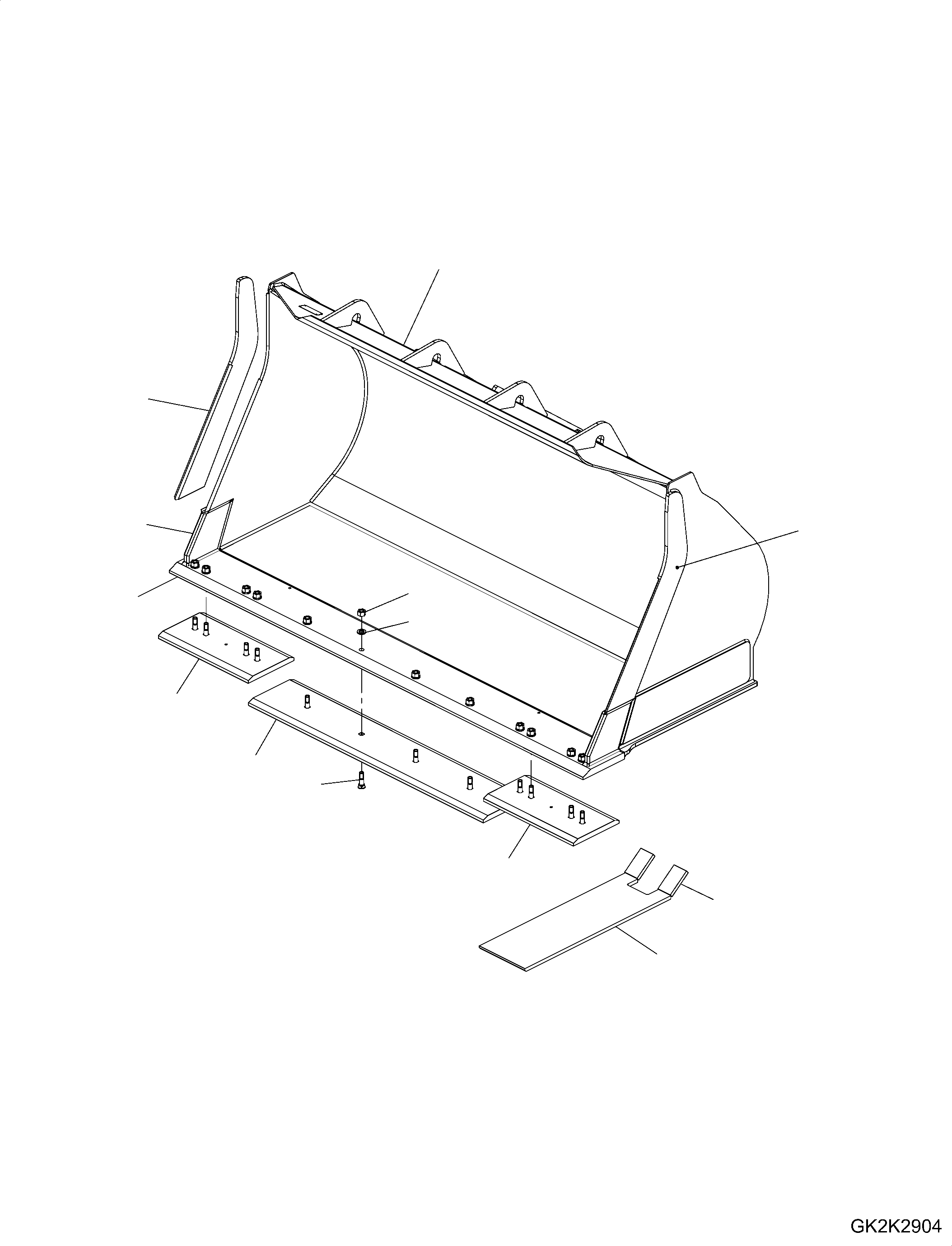SKID 421-75-H2D00 KOMATSU