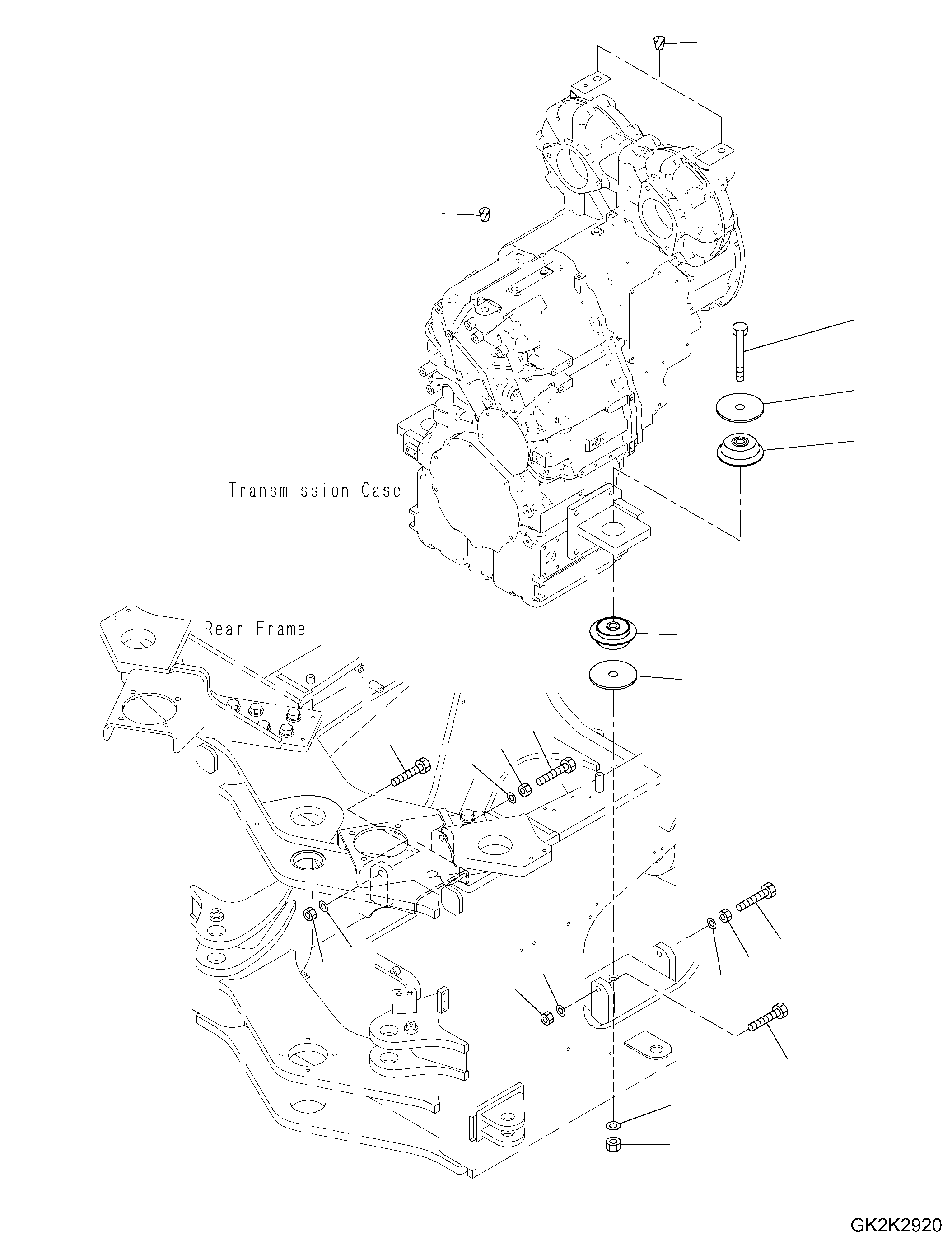 Амортизирующая подушка 423-01-61321 KOMATSU