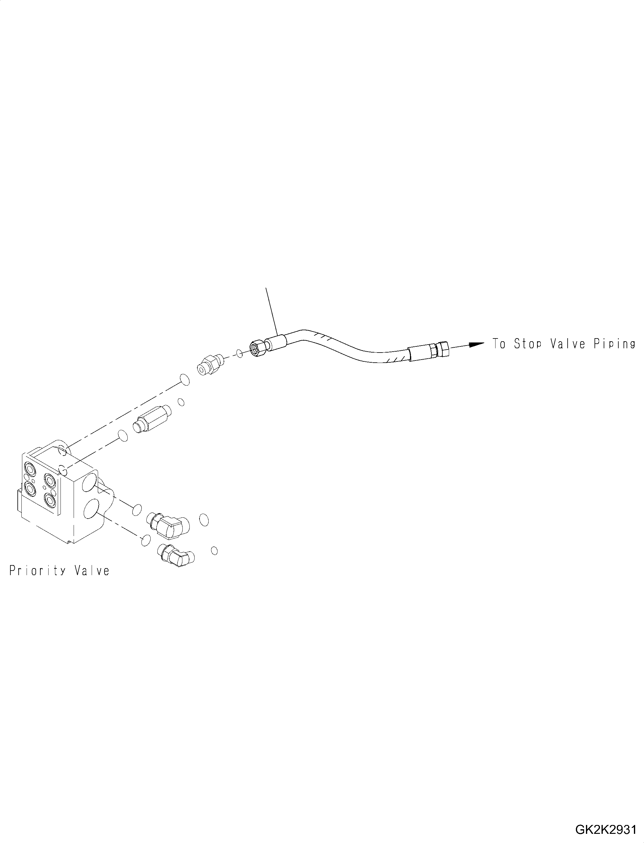 Шланг 423-S33-5220 KOMATSU