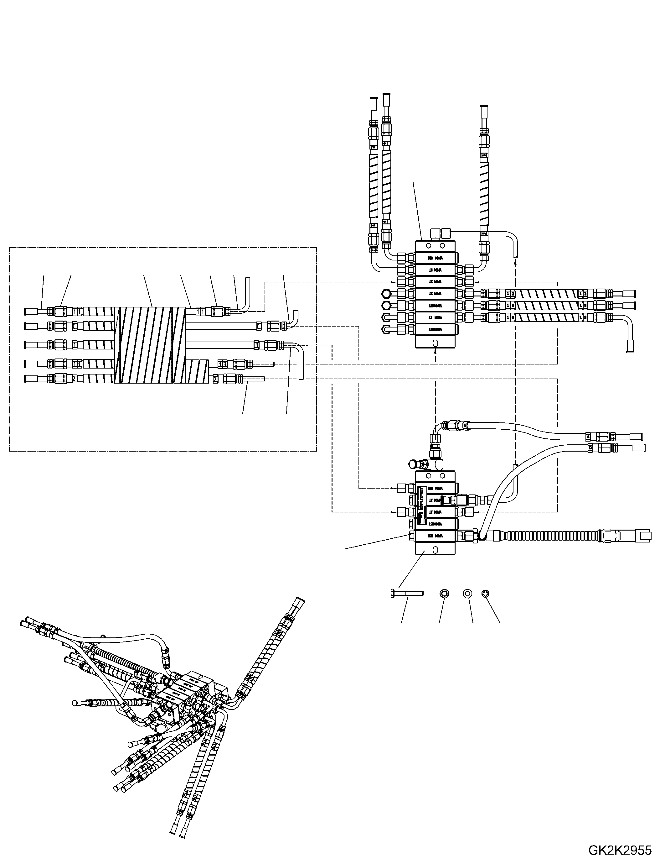 Feeder Assembly, Front 425-S95-8310 KOMATSU
