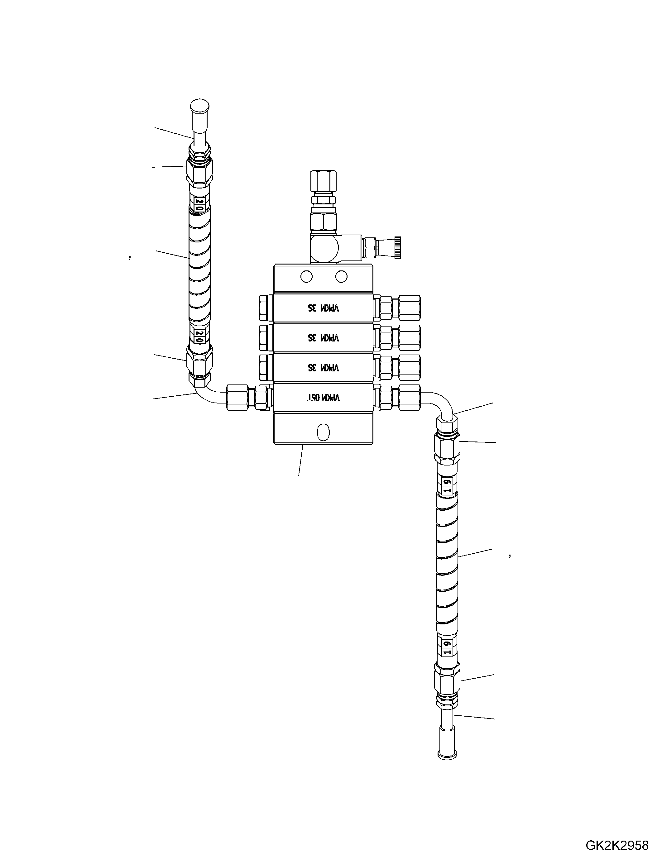 Feeder Assembly, Rear 425-S95-8510 KOMATSU
