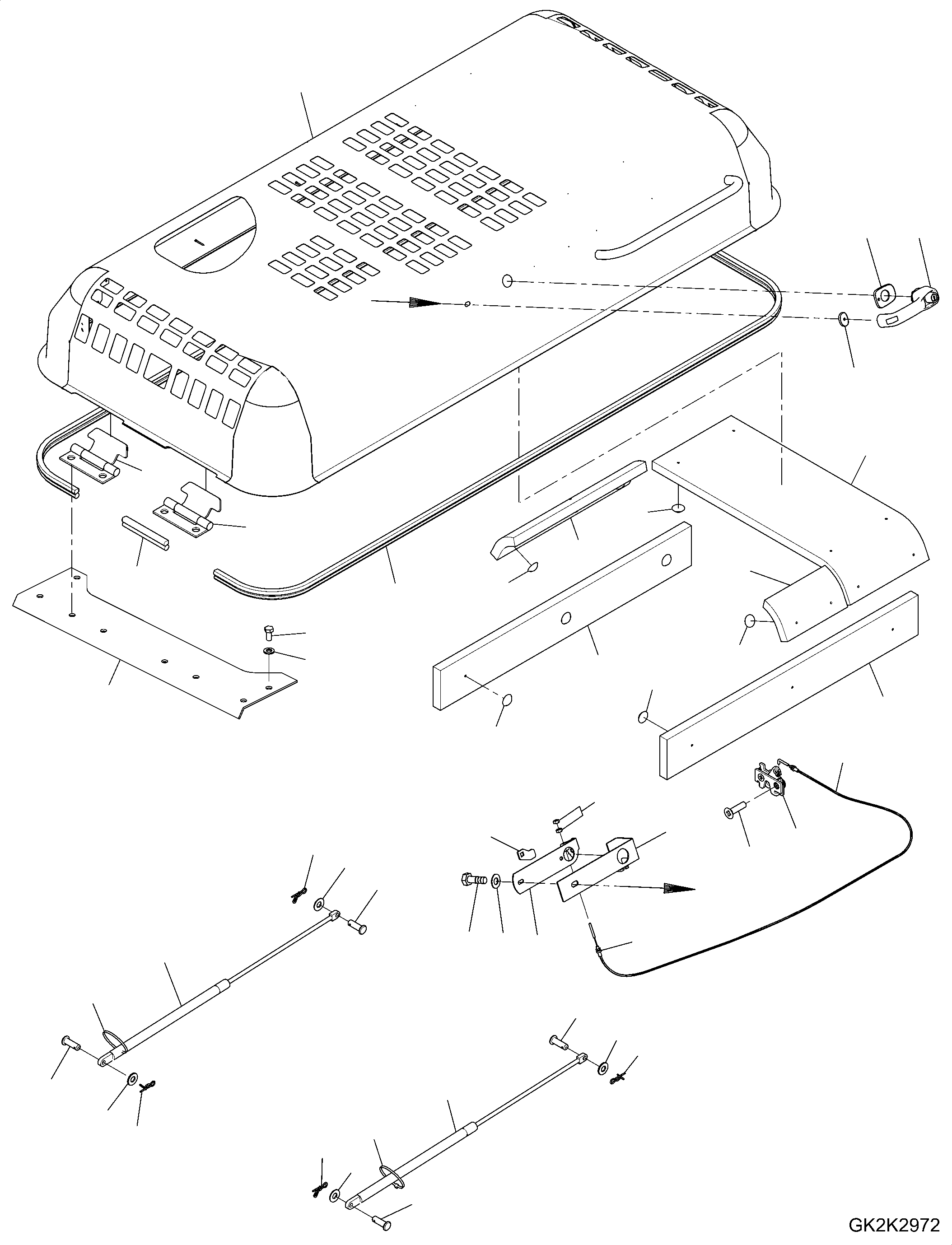 Bracket, Lock Handle 20E-54-41660 KOMATSU