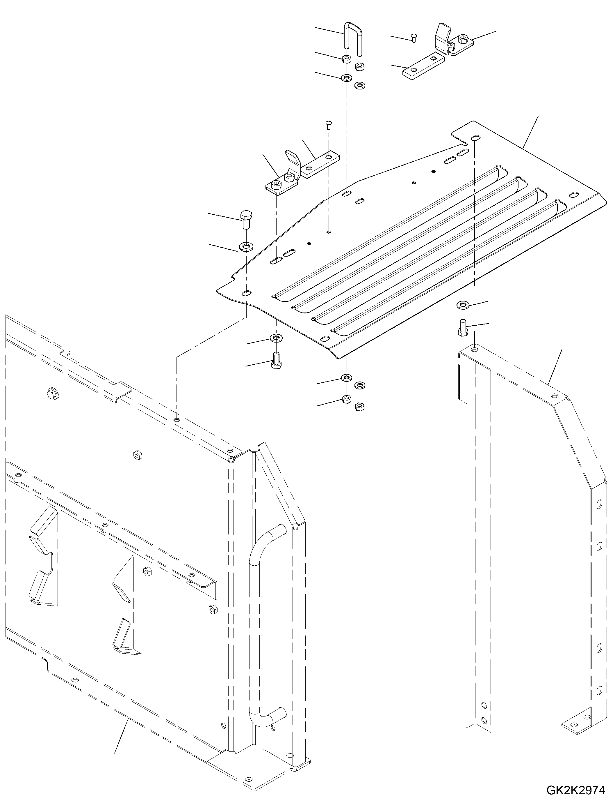 Lock, U-Bolt 20E-54-41640 KOMATSU