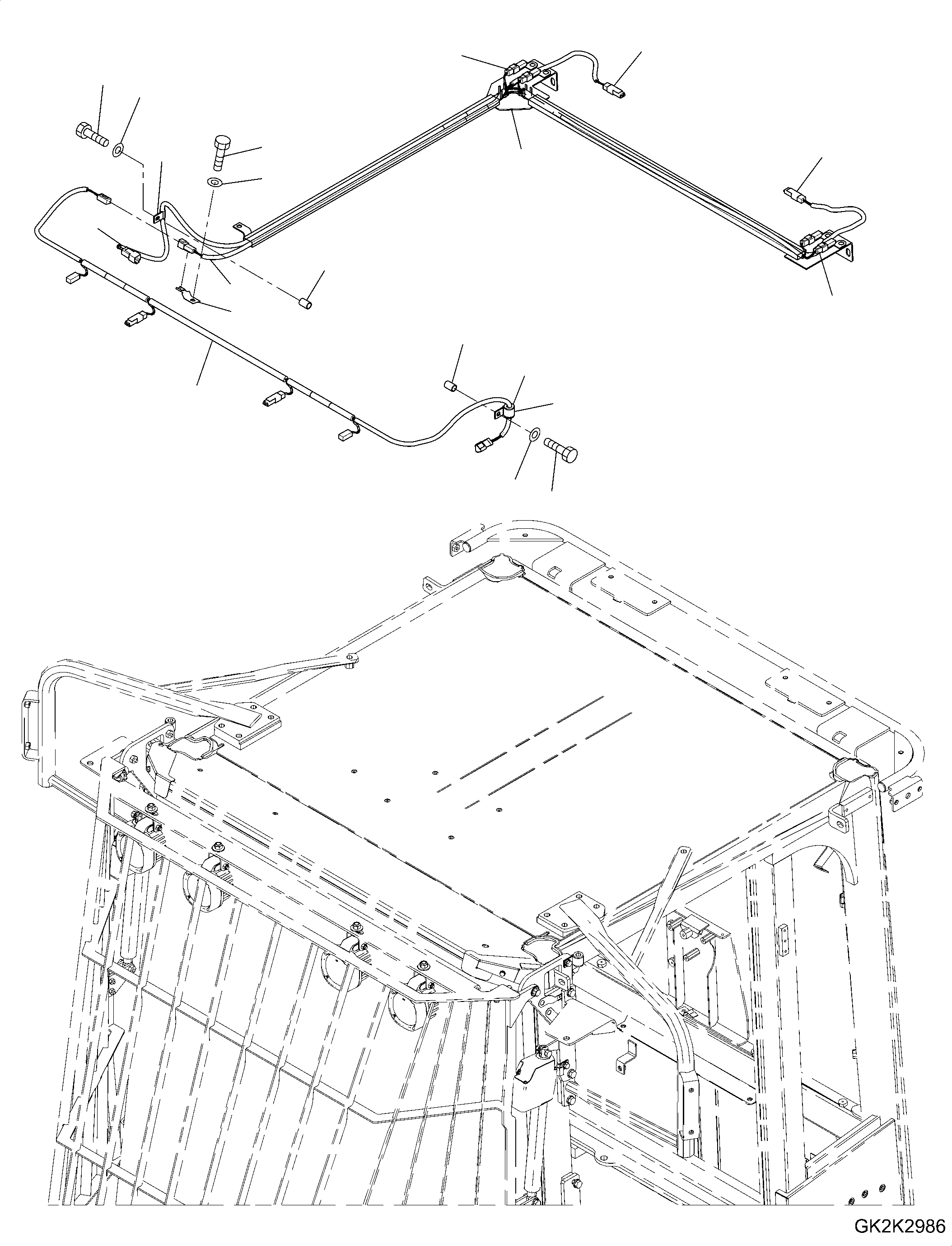 Жгут проводов 421-06-H6161 KOMATSU