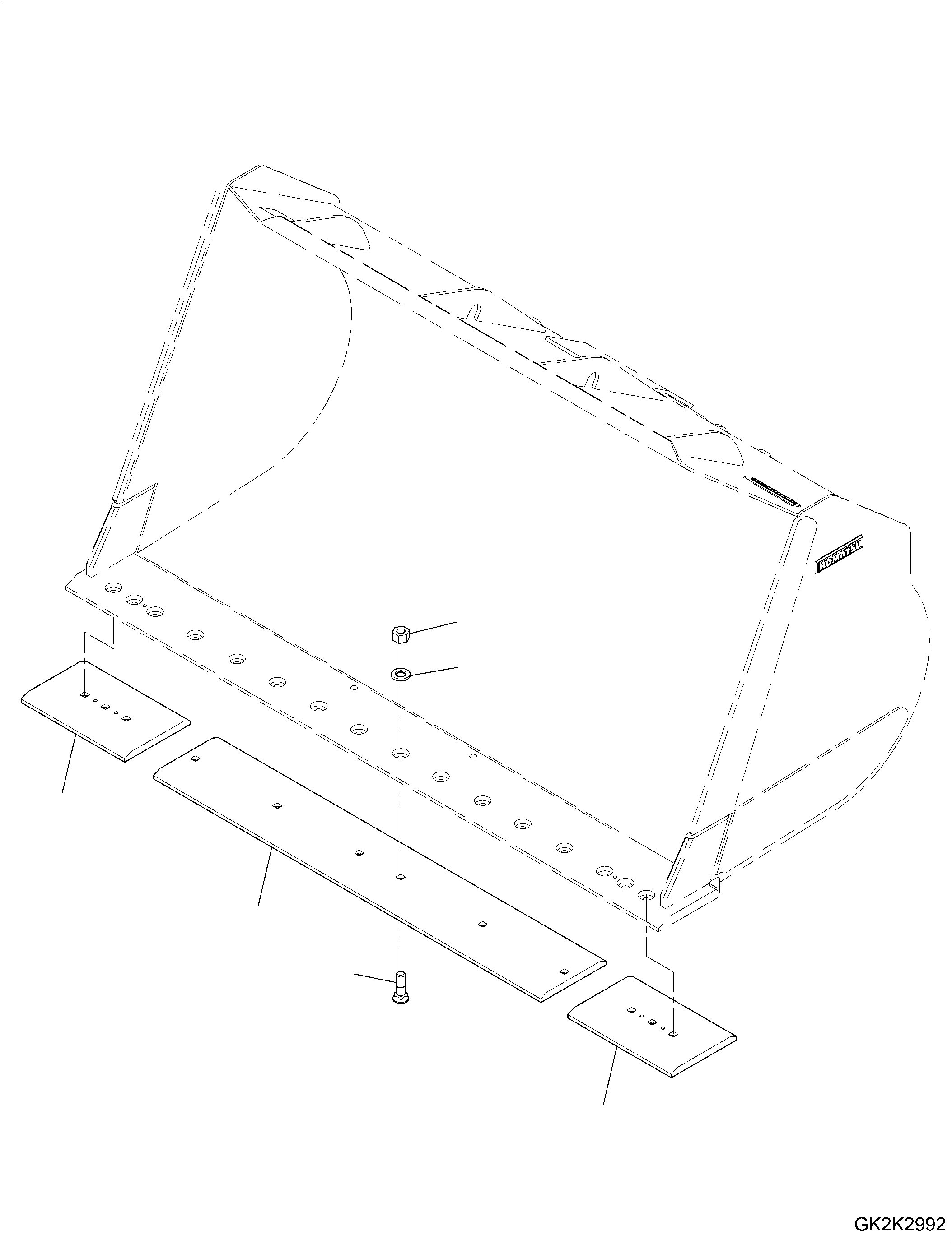 Щётка стеклоочистителя 421-77-H2260 KOMATSU