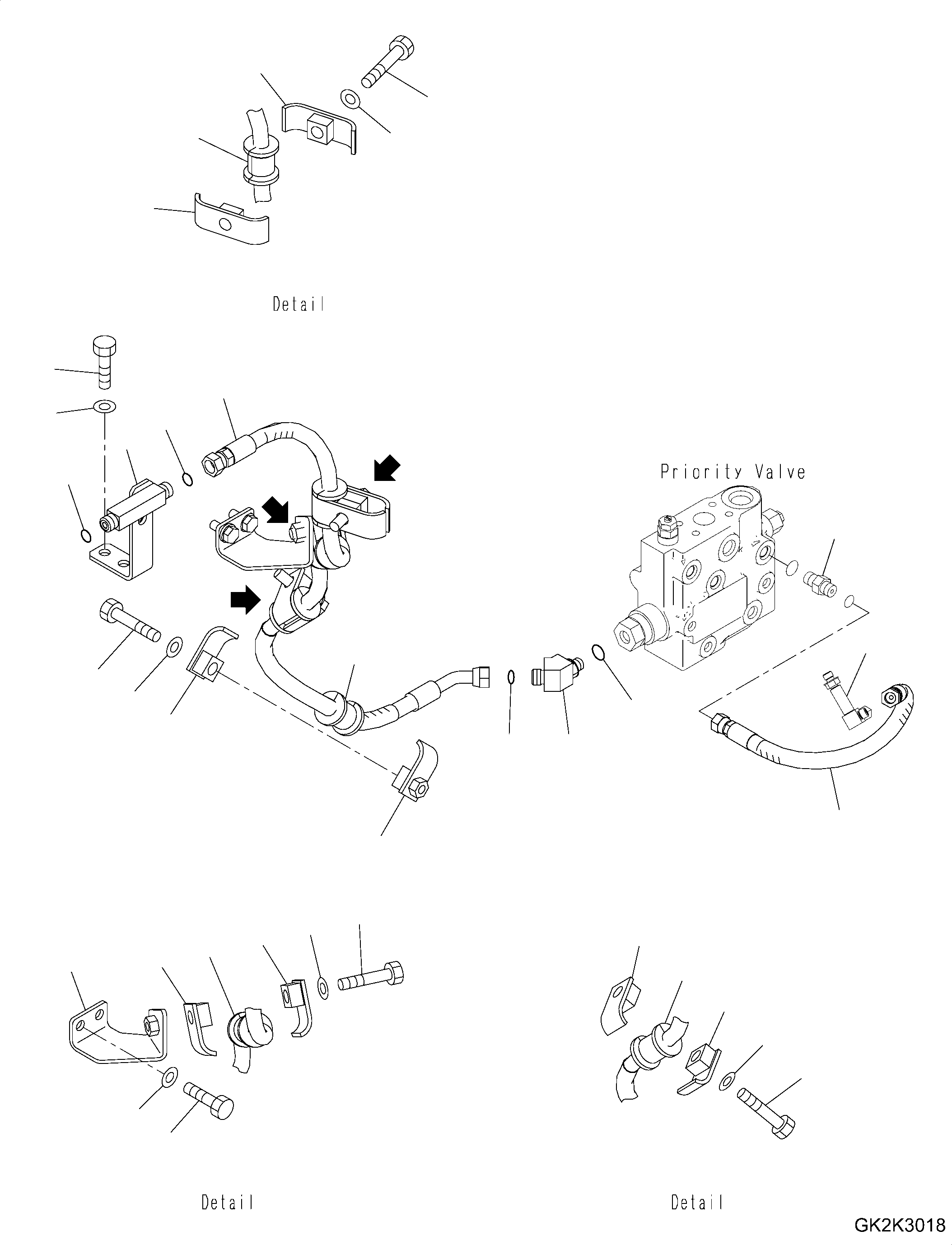Шланг с торцевым уплотнением 02777-00205 KOMATSU