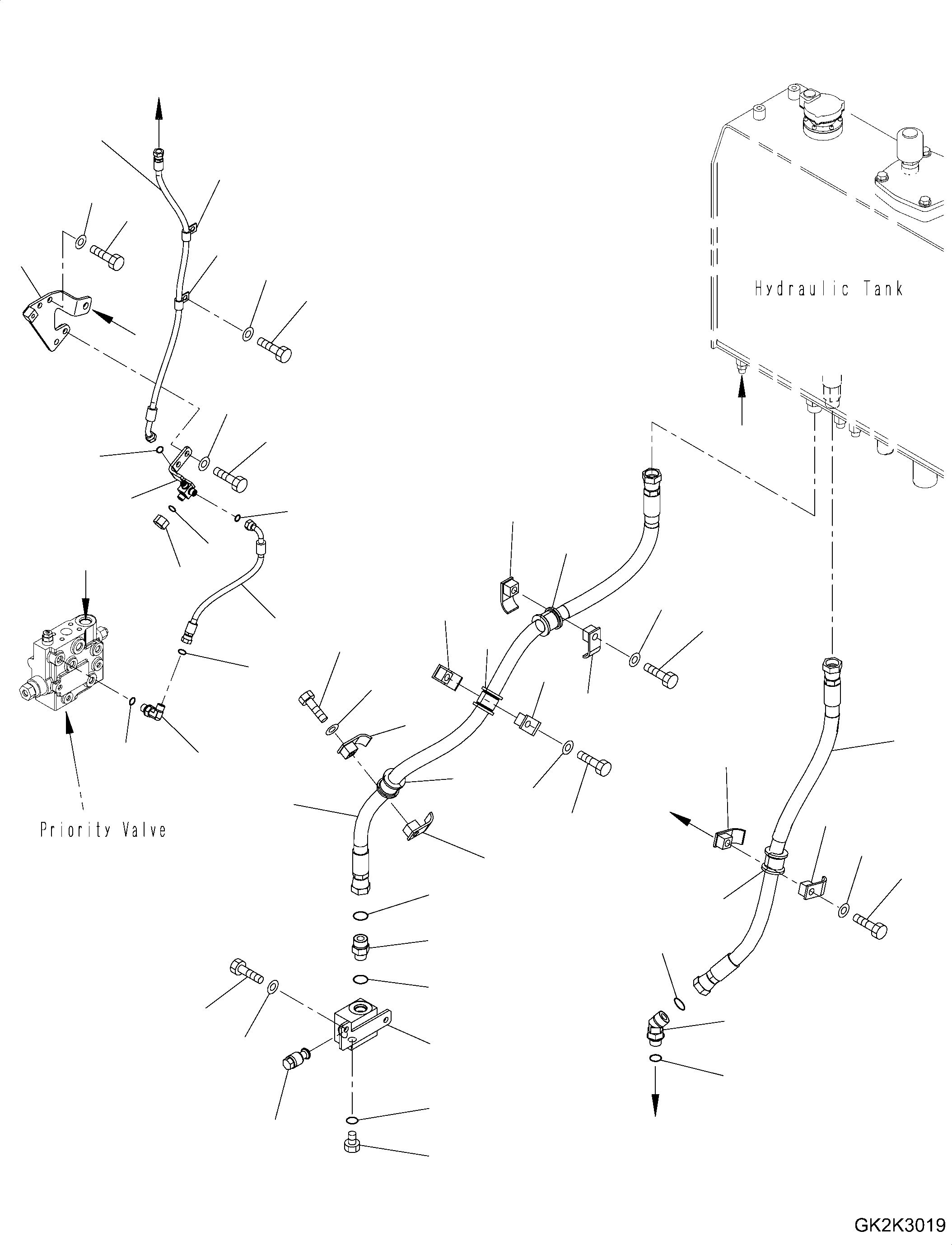 Тройник 418-62-55341 KOMATSU