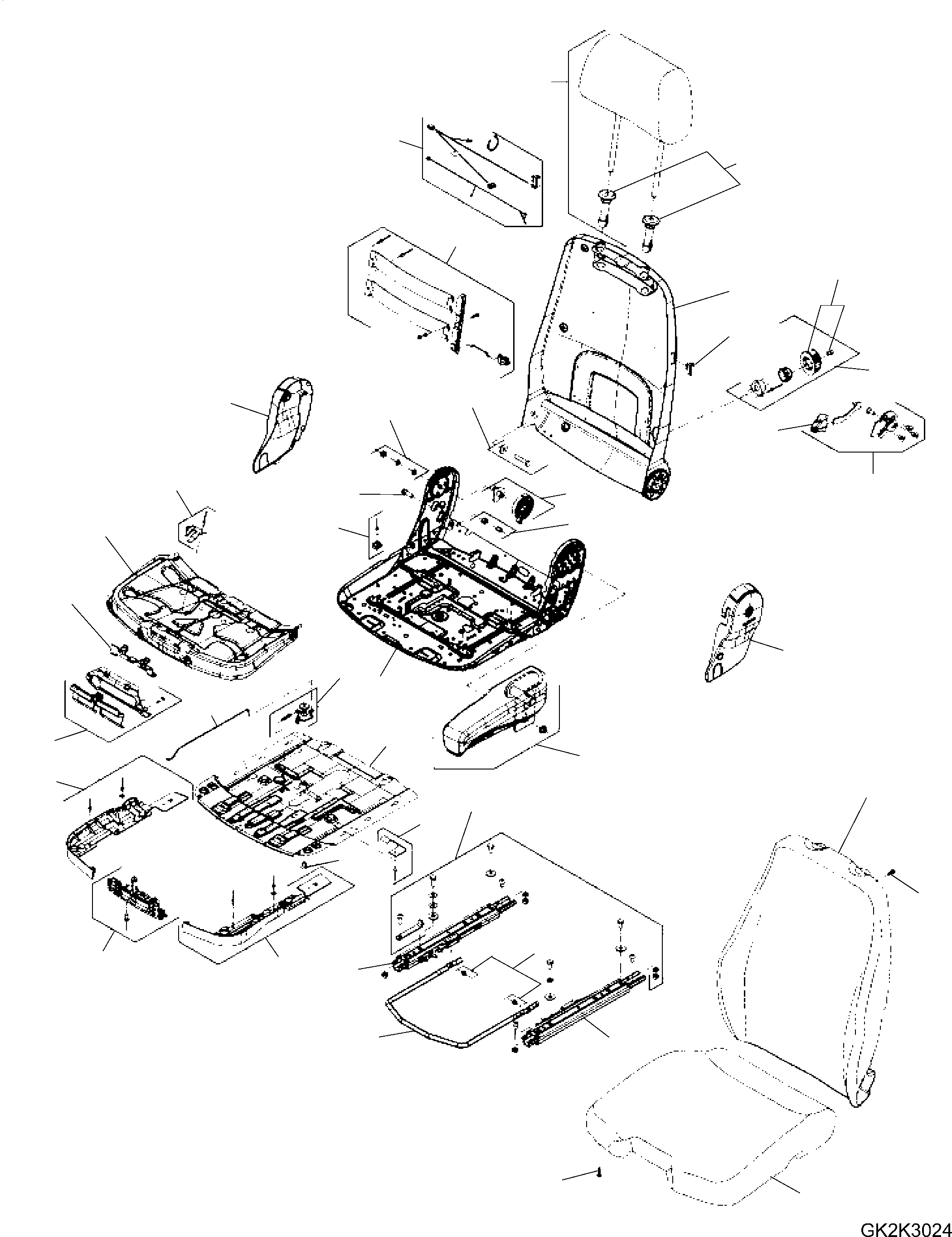 Cushion, Backrest 423-57-H0S59 KOMATSU