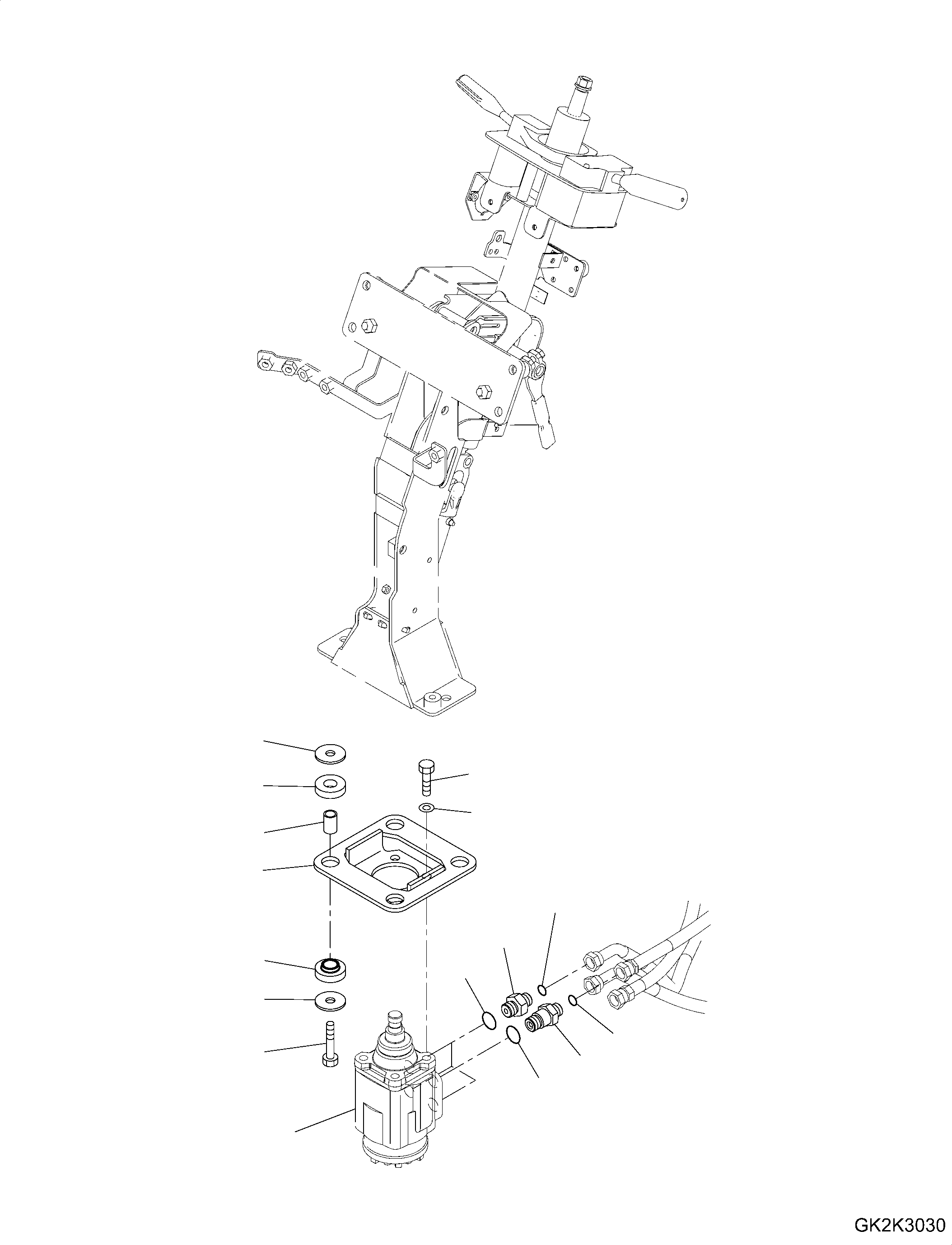 Orbitrol Steering Control Assembly (425-64-51100) KOMATSU