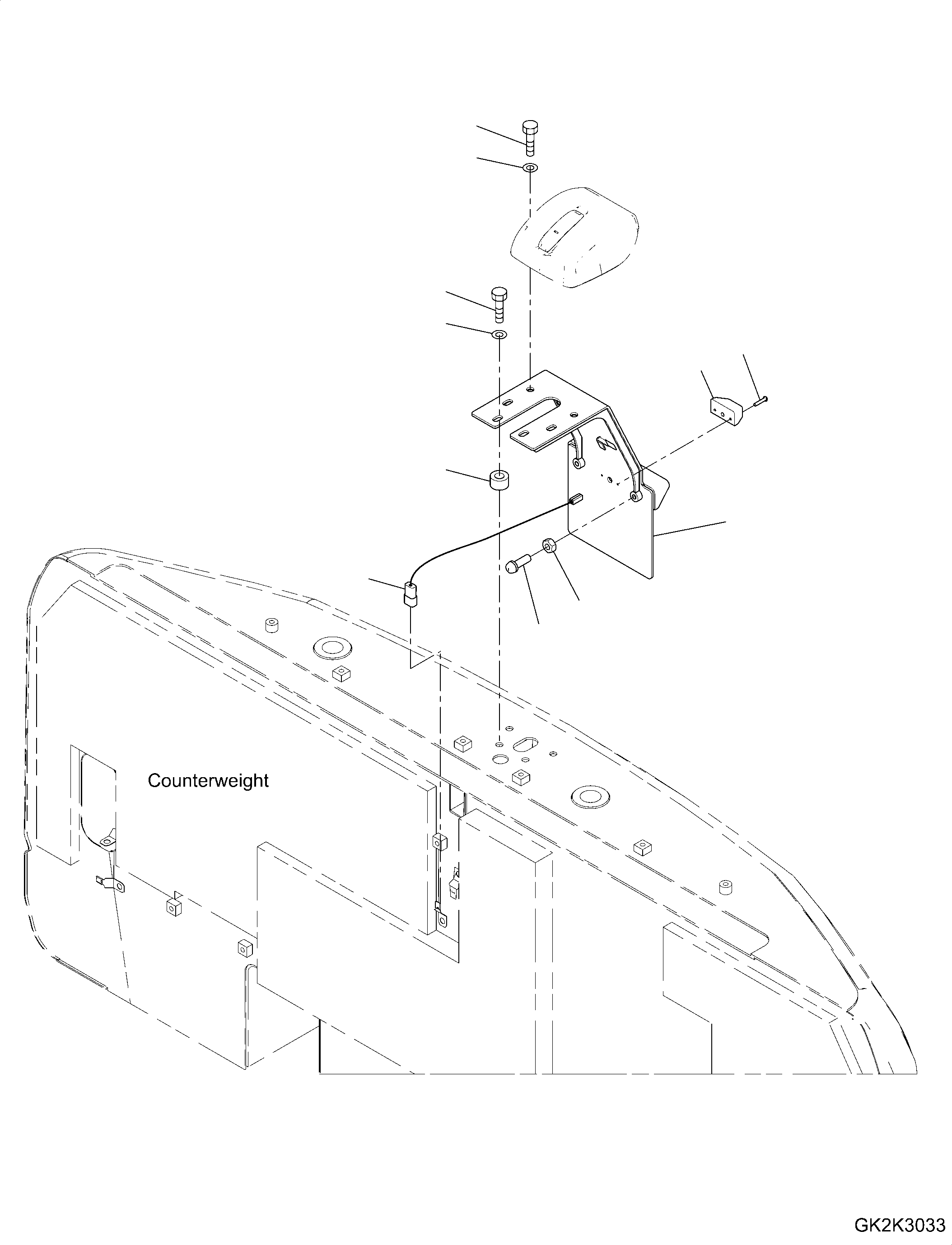 Кронштейн 20G-46-41360 KOMATSU