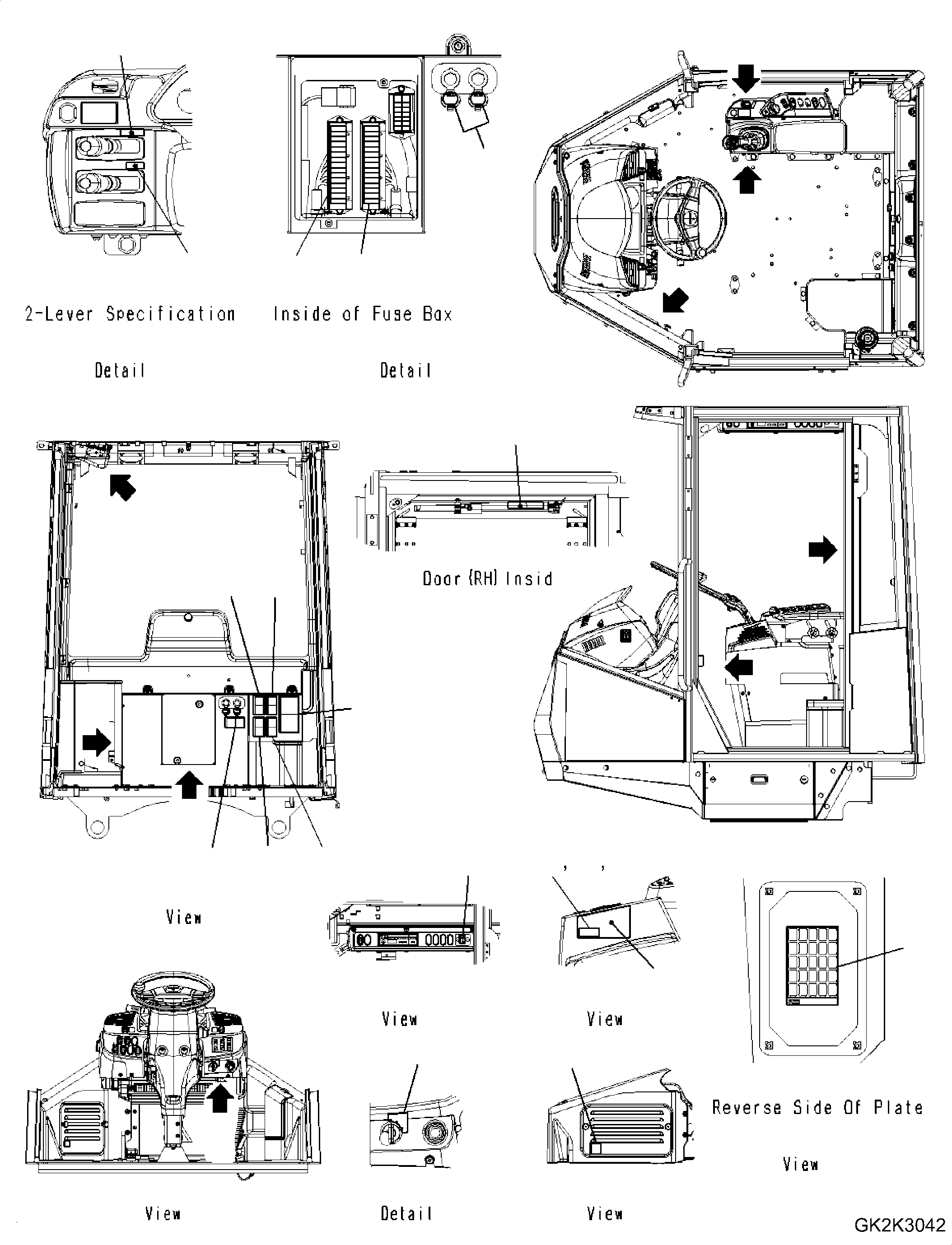Plate, Fuse 2 419-93-H2170 KOMATSU