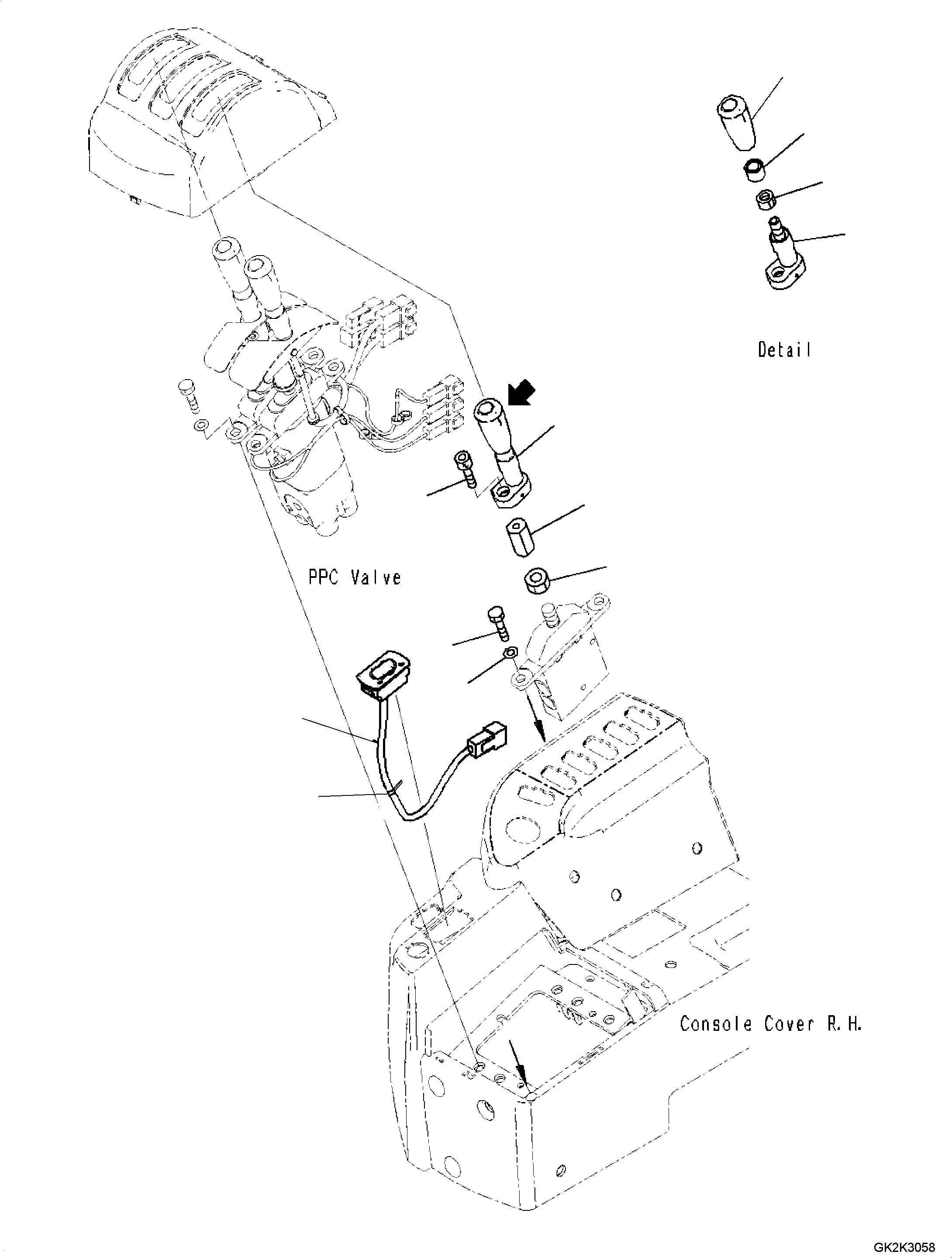 Рычаг в сборе 419-43-56610 KOMATSU