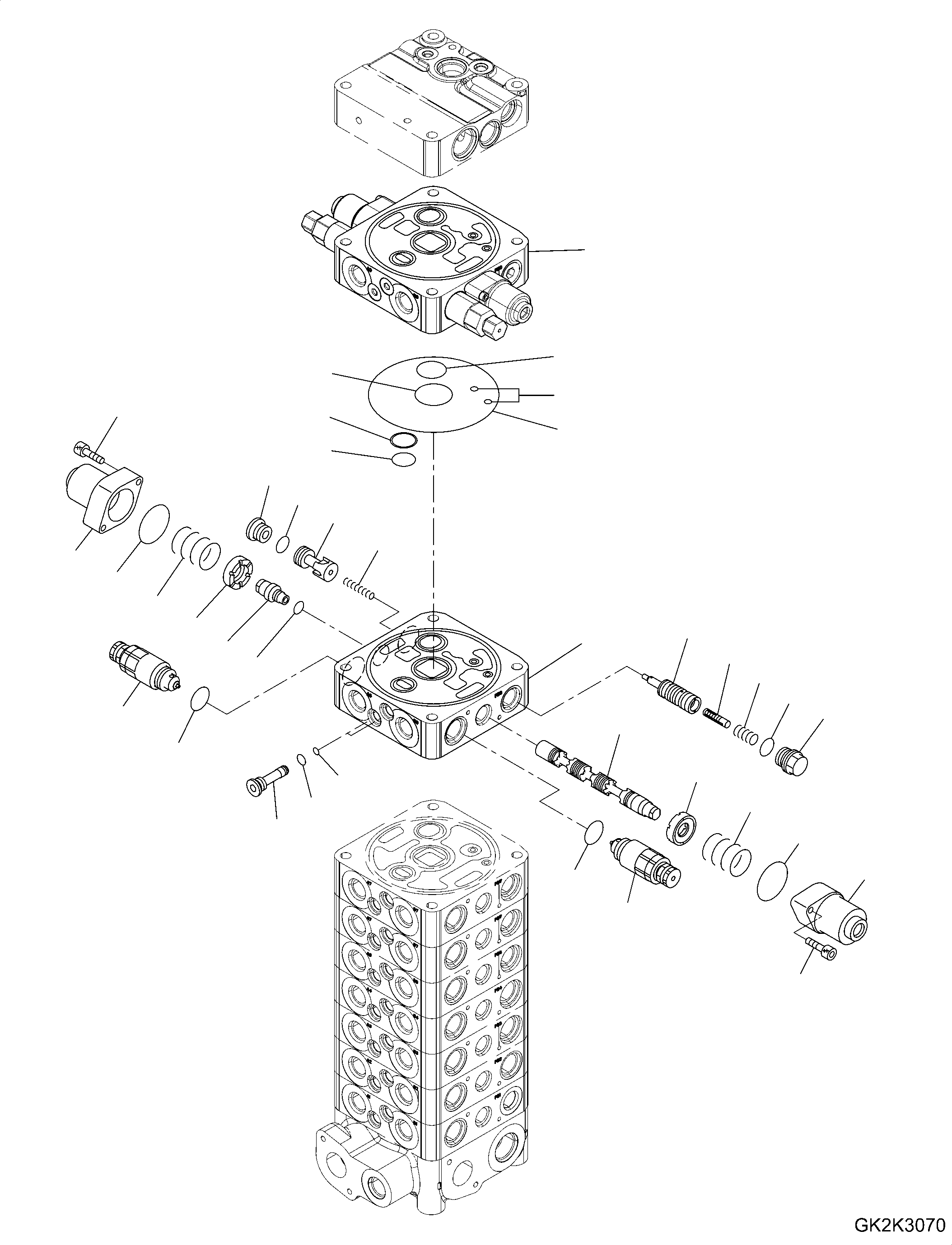 Valve Assembly, Sub 723-50-71101 KOMATSU