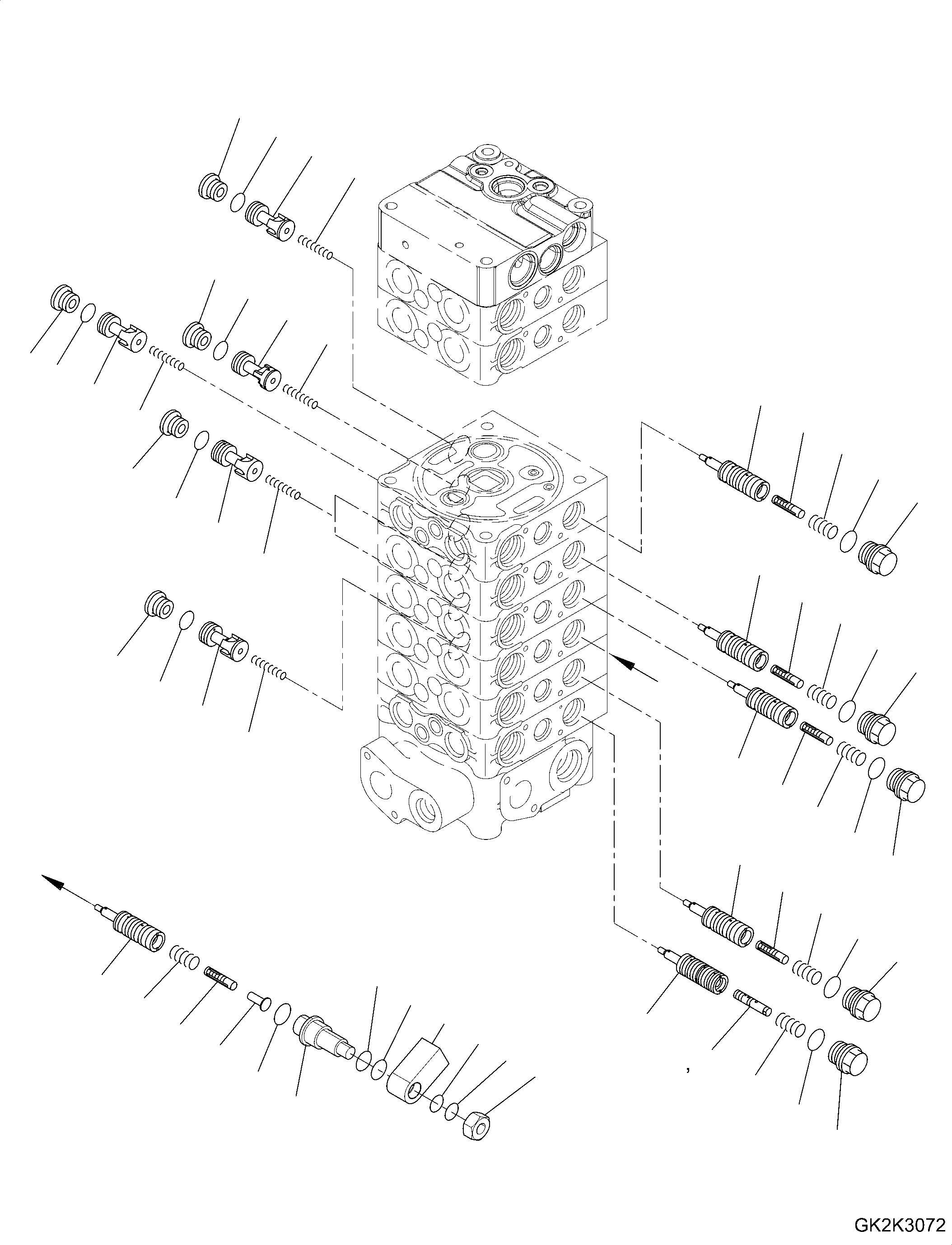 Valve Assembly, Sub 723-50-70700 KOMATSU