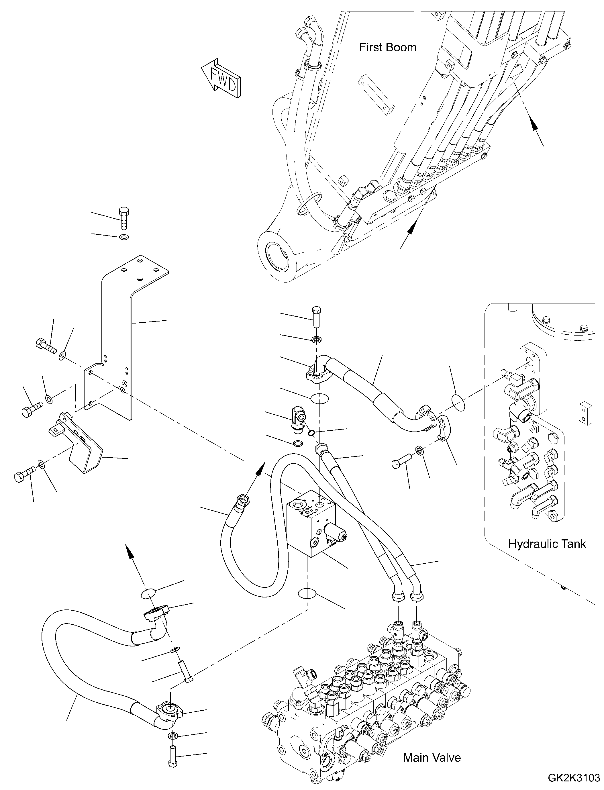Шланг 02779-00516 KOMATSU