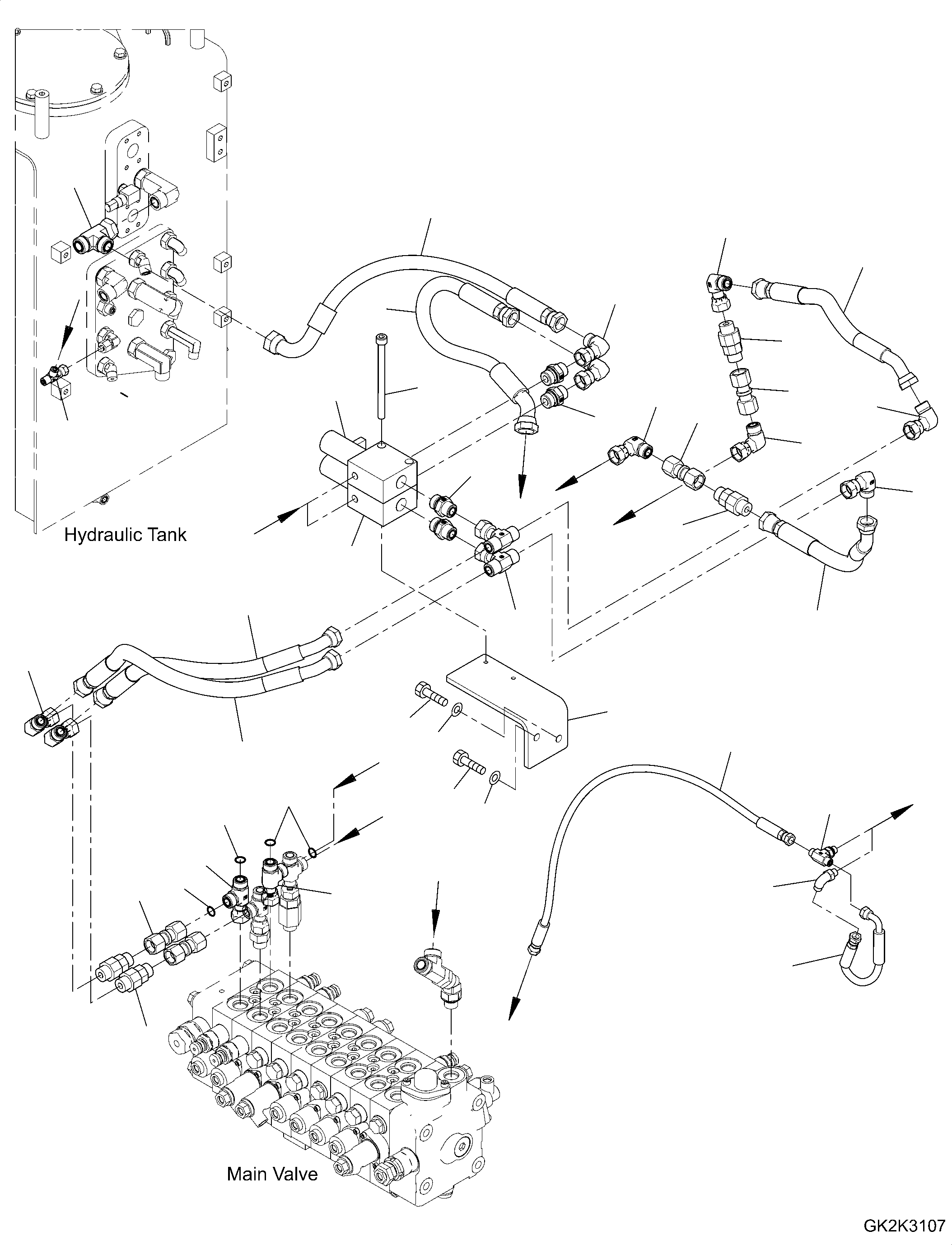 Шланг 02775-00203 KOMATSU