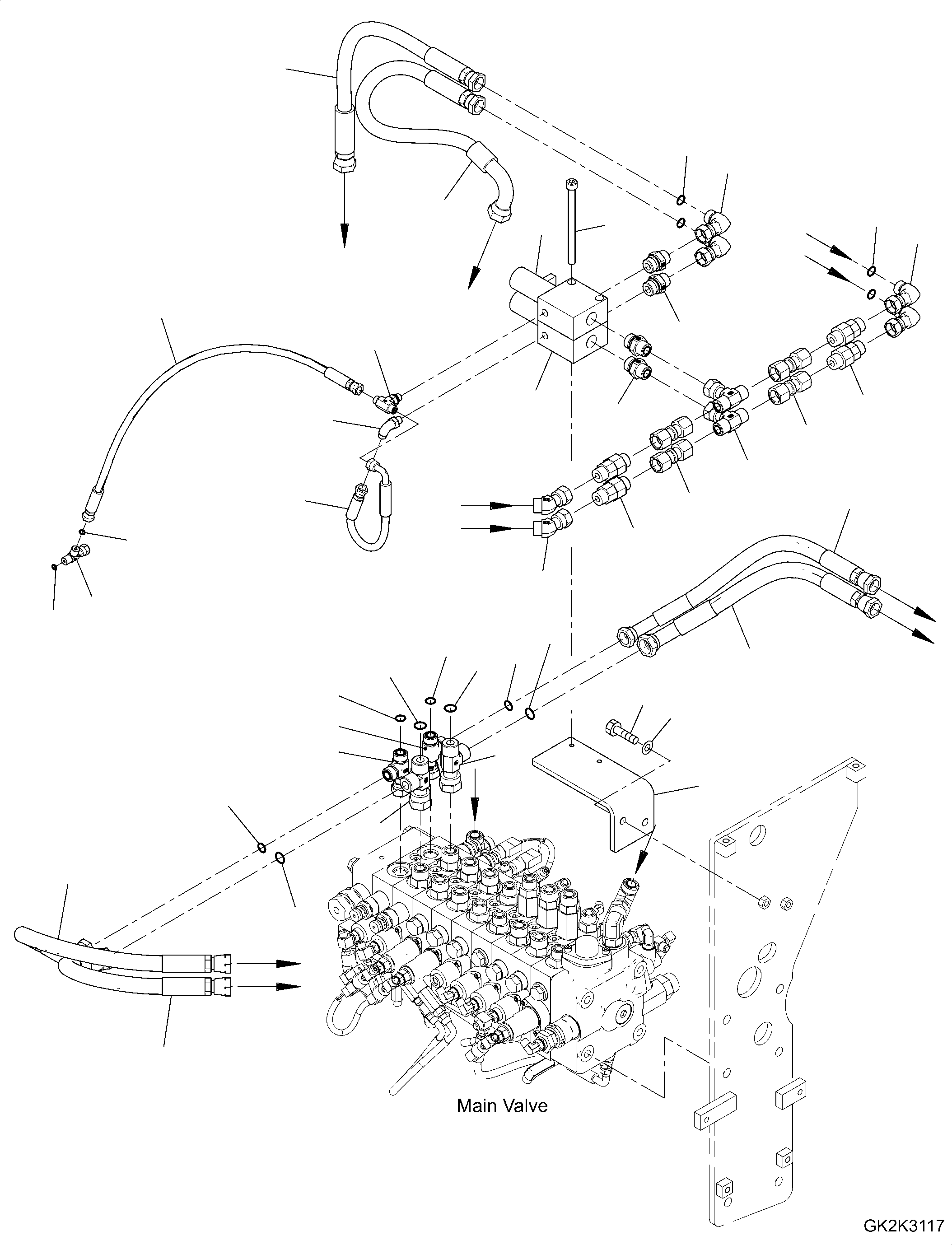 Шланг 02772-002A3 KOMATSU
