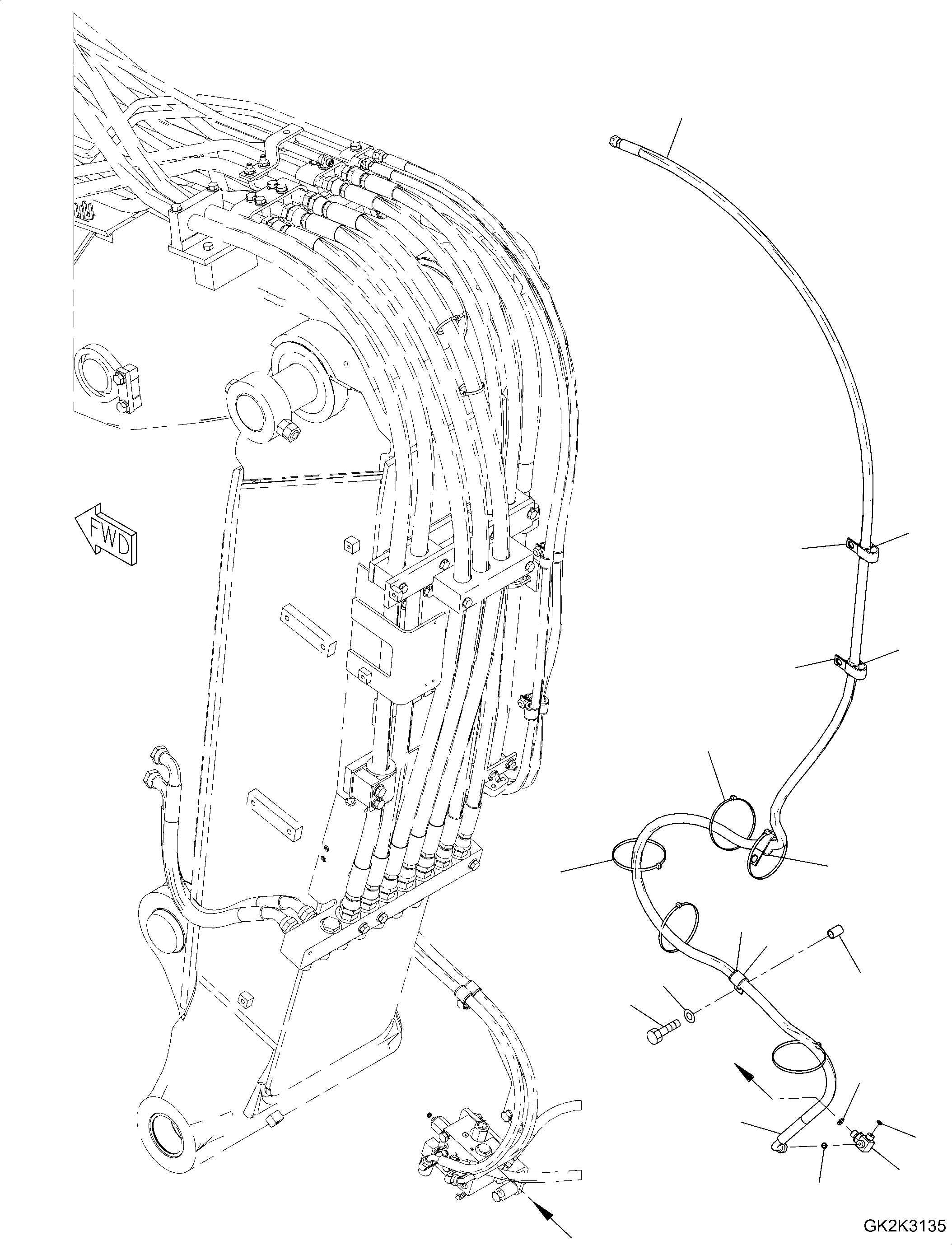 Шланг 02778-00236 KOMATSU