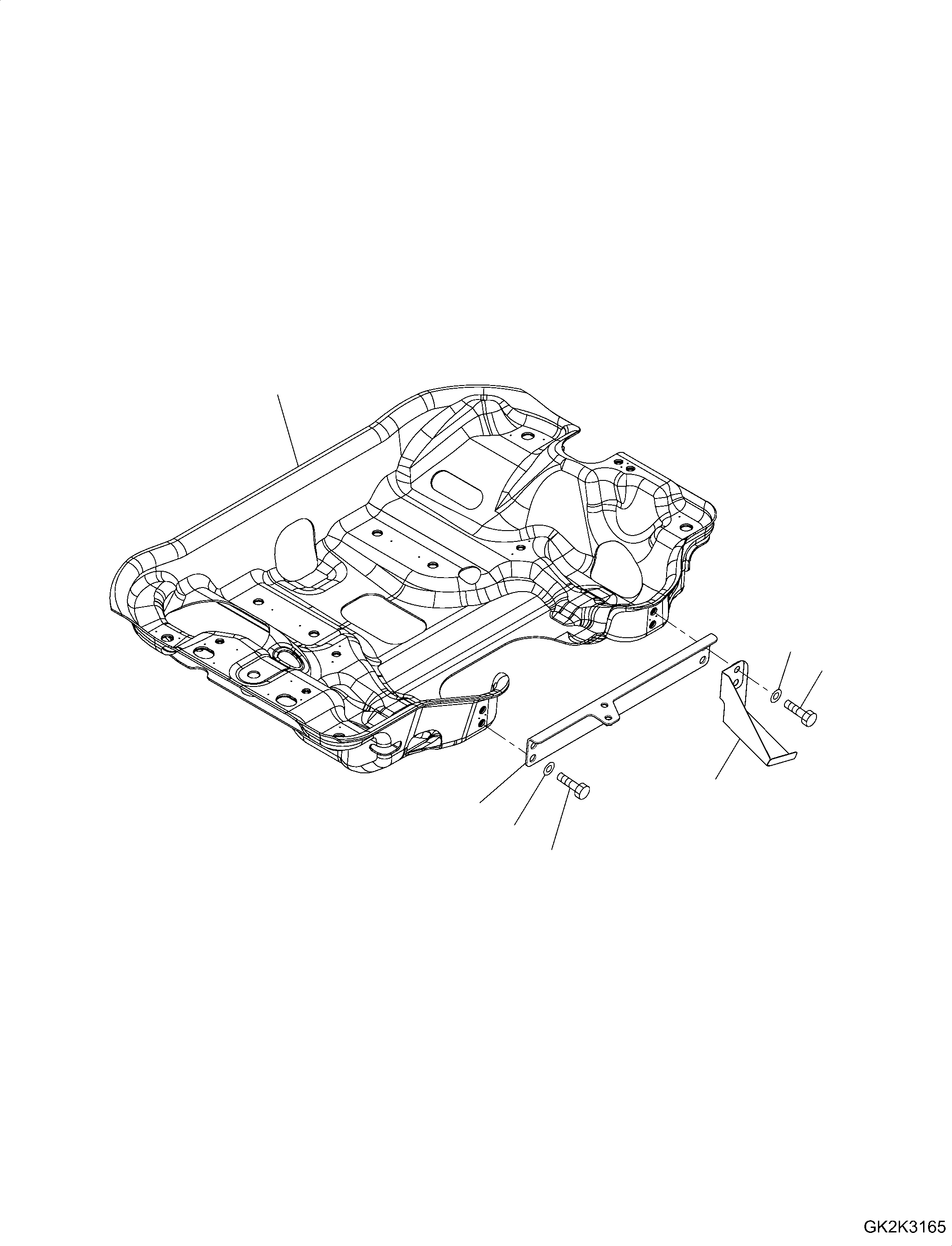 Plate, Protection 20J-01-63040 KOMATSU