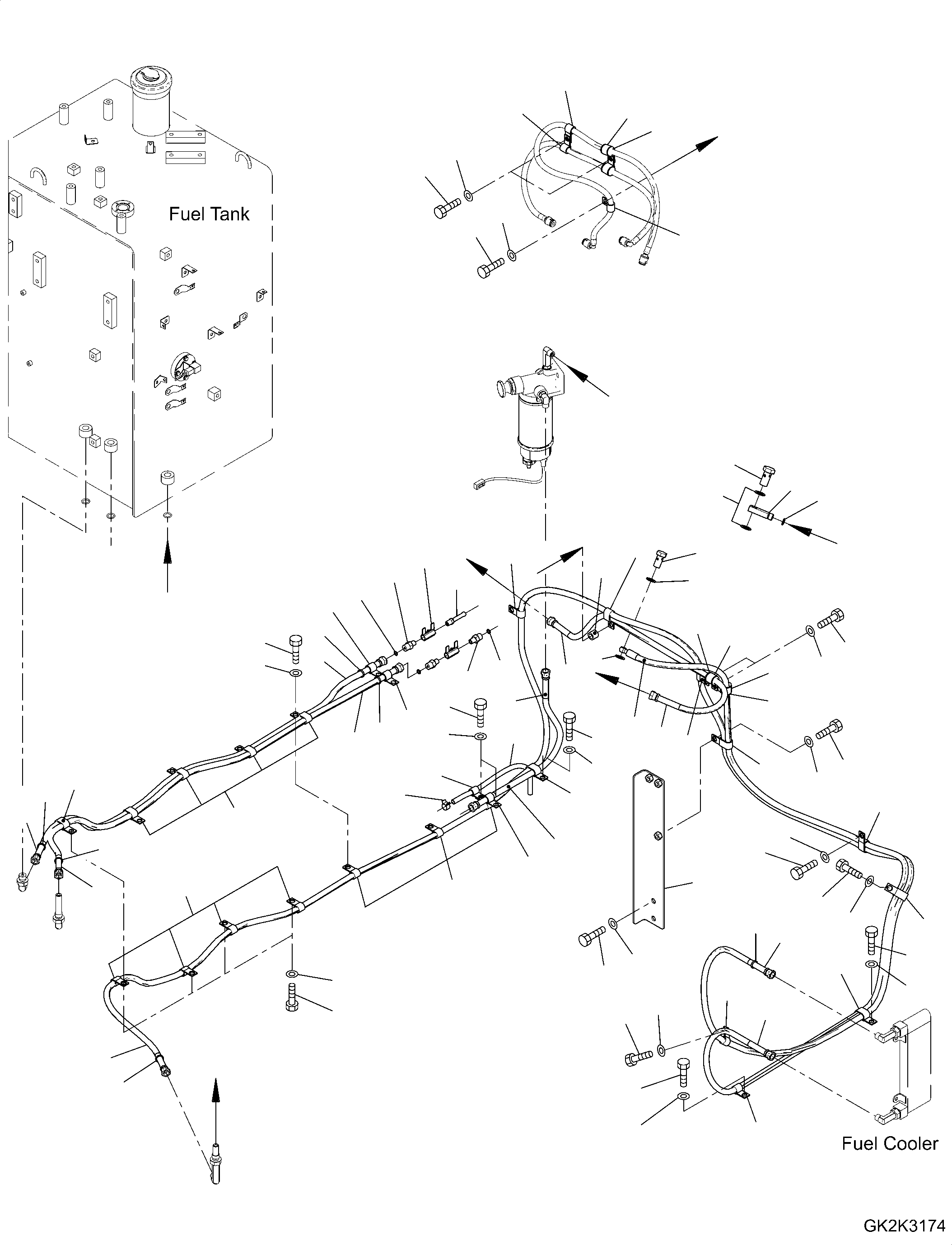 Шланг 02762-G03A6 KOMATSU