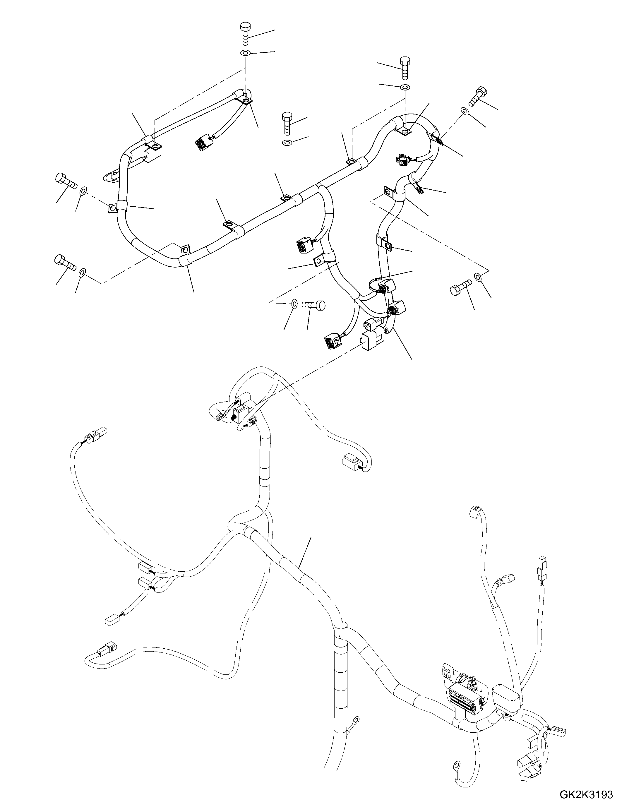 Wiring Harness, Scr 20J-06-62510 KOMATSU
