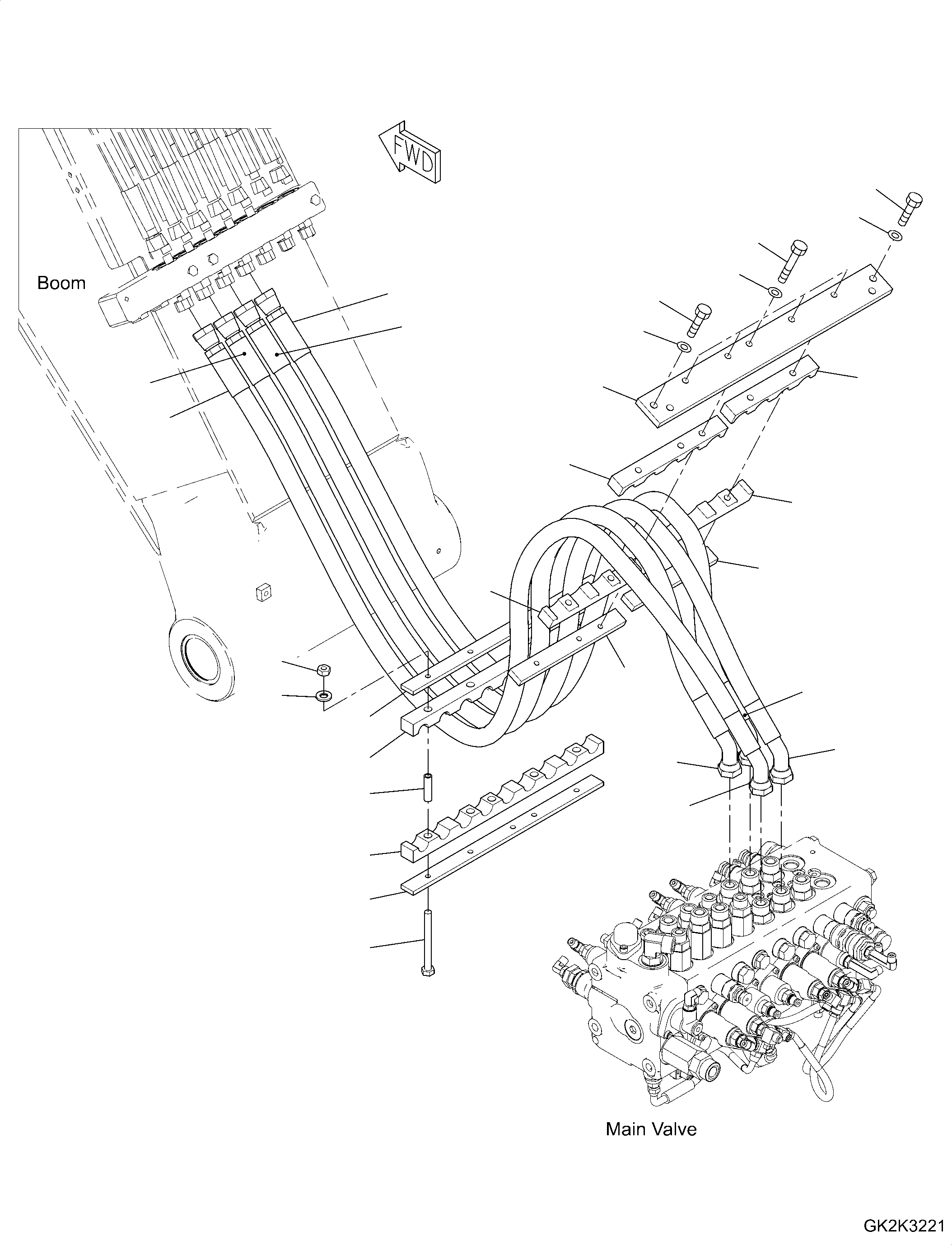 Шланг 20J-62-52660 KOMATSU