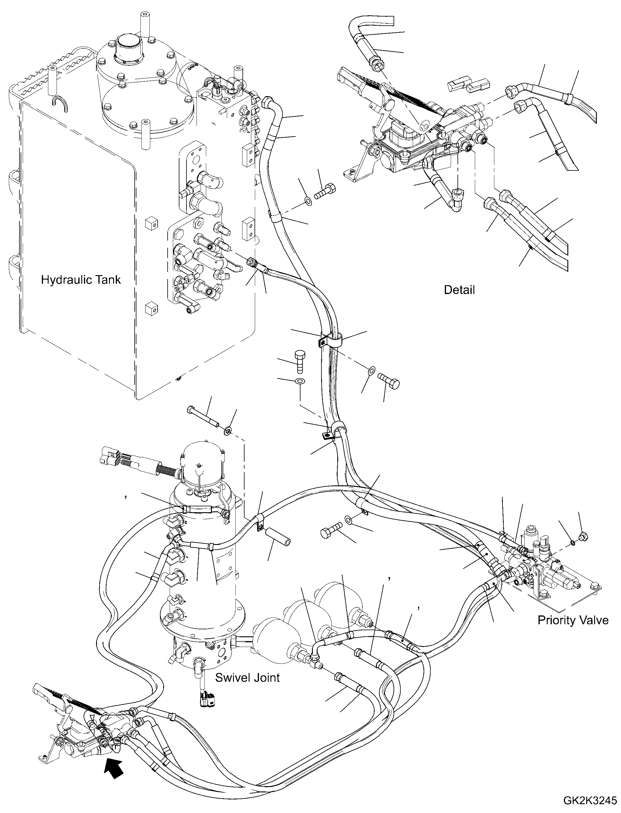 Шланг 02775-00521 KOMATSU