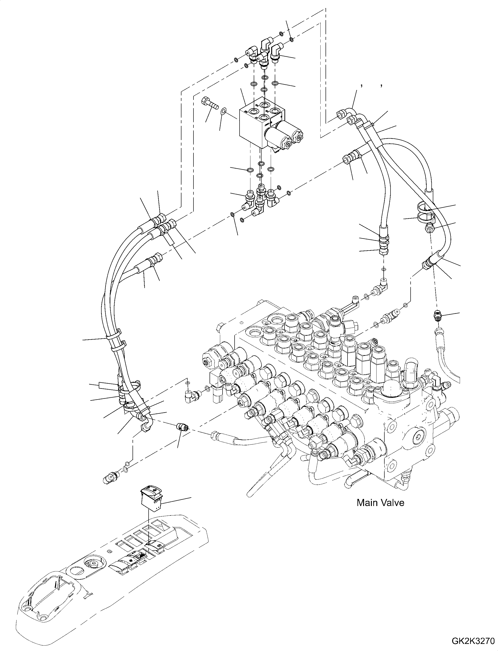 Шланг 02775-002A4 KOMATSU