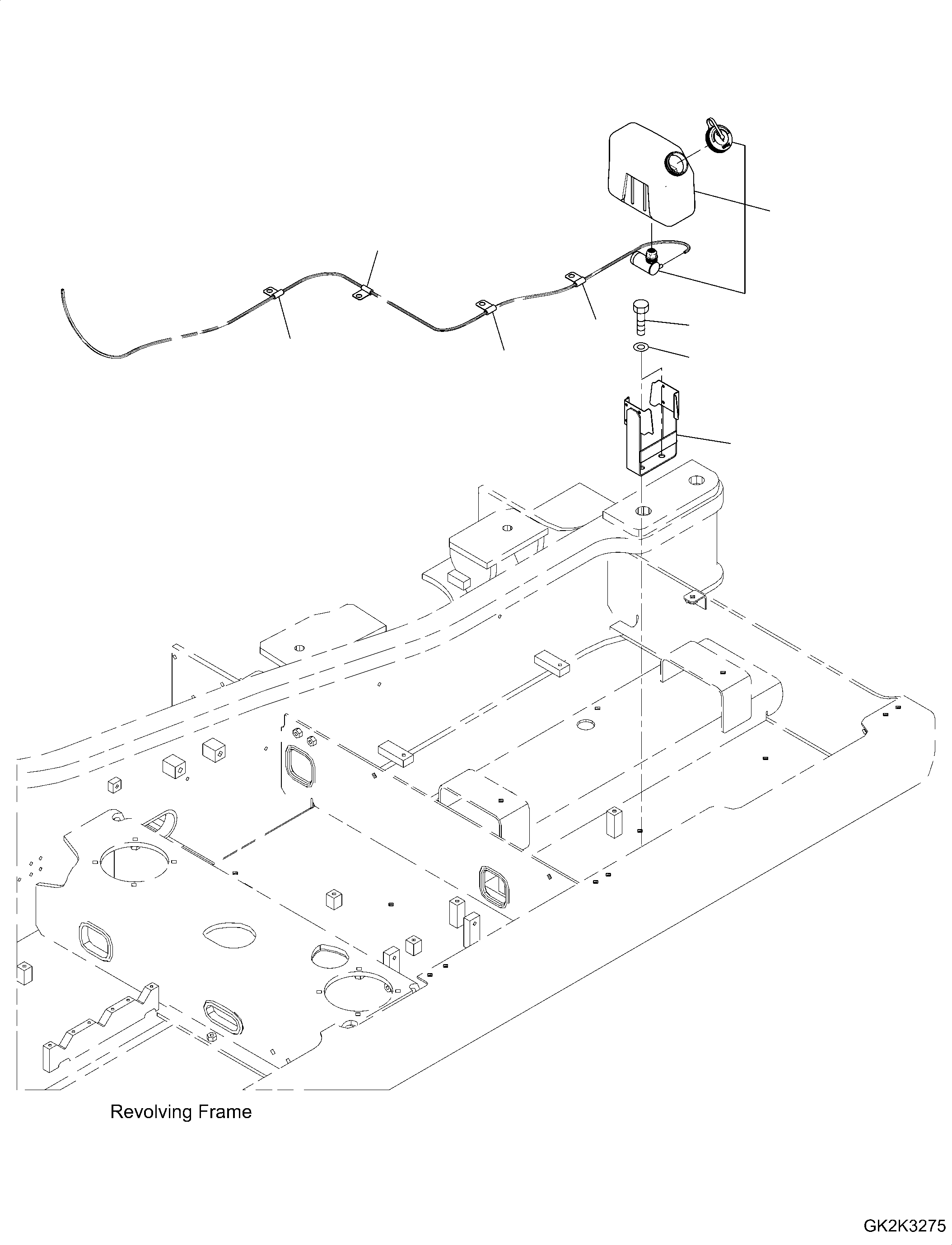 Washer Tank Assembly 20J-07-56101 KOMATSU