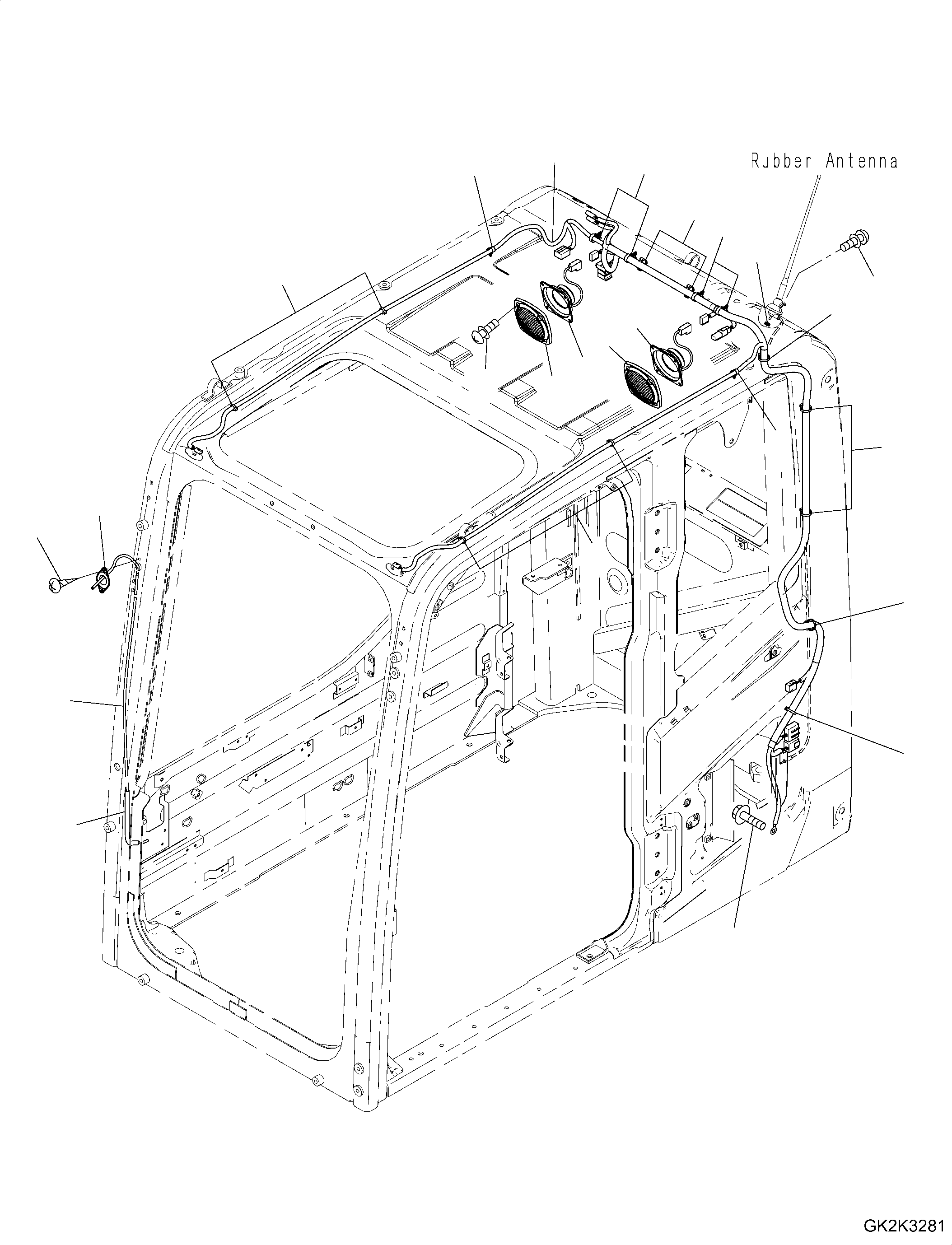 Жгут проводов 20J-06-61130 KOMATSU