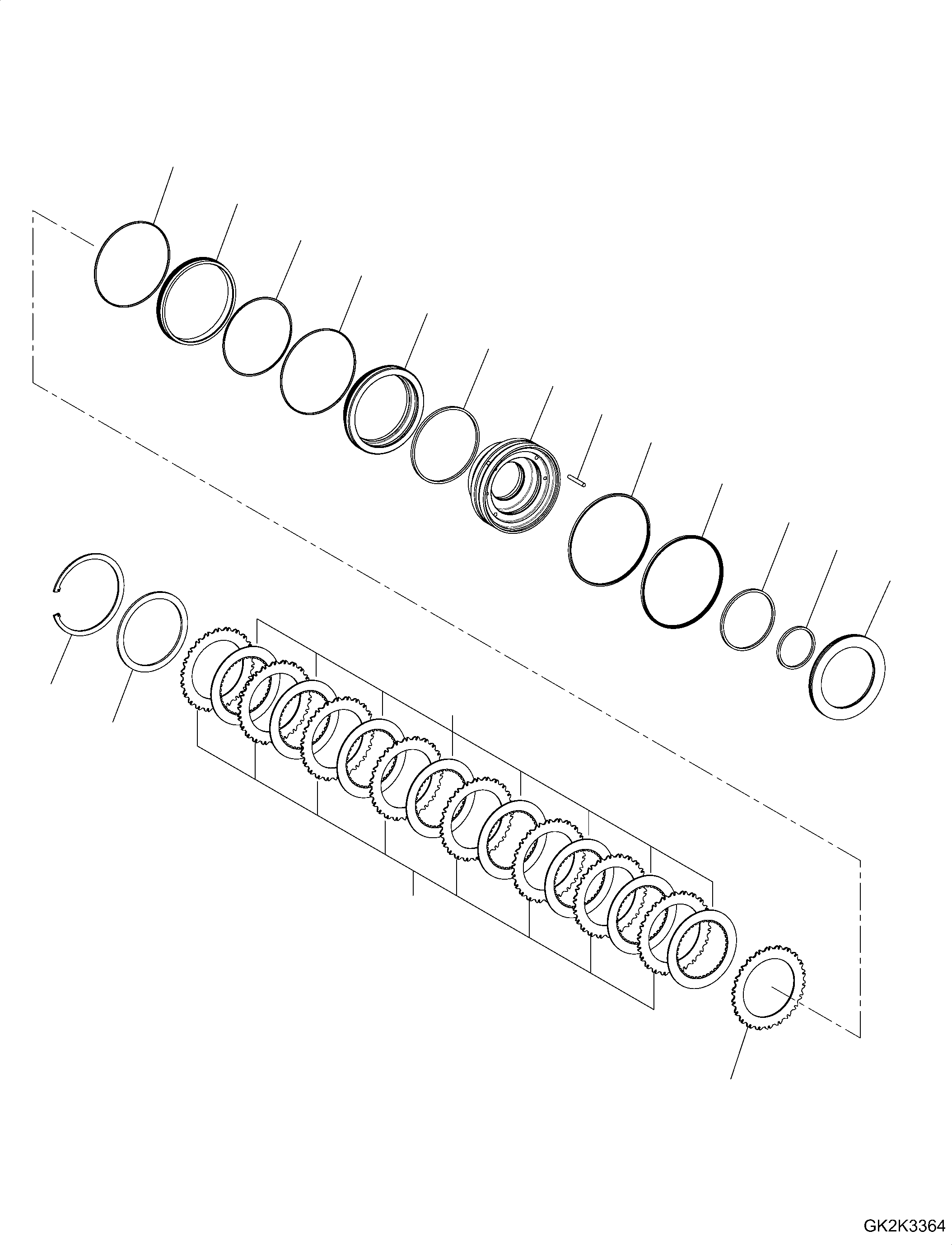Уплотнительное кольцо круглого сечения ZF0634313639 KOMATSU