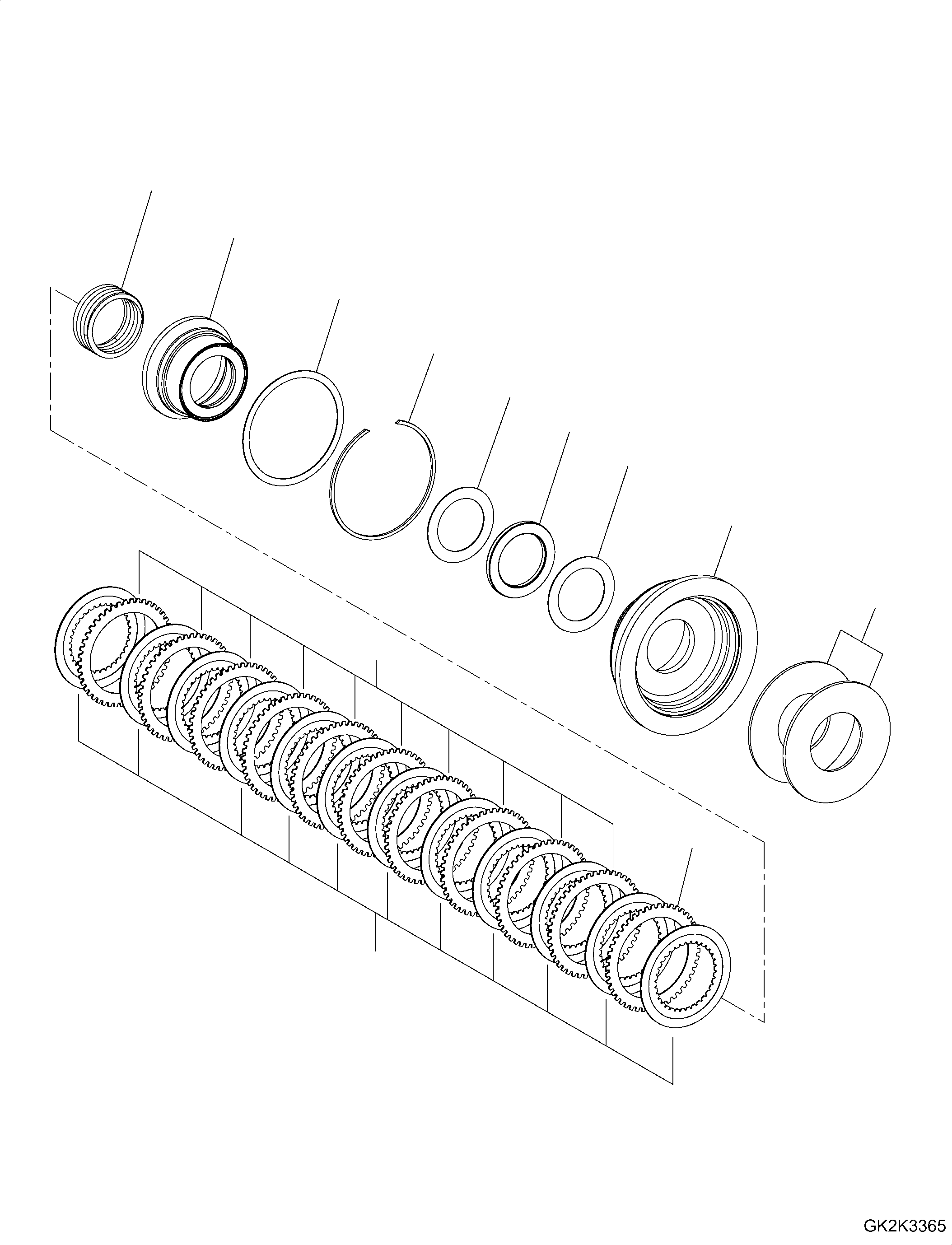 Ax.Roller Cage ZF0635302089 KOMATSU