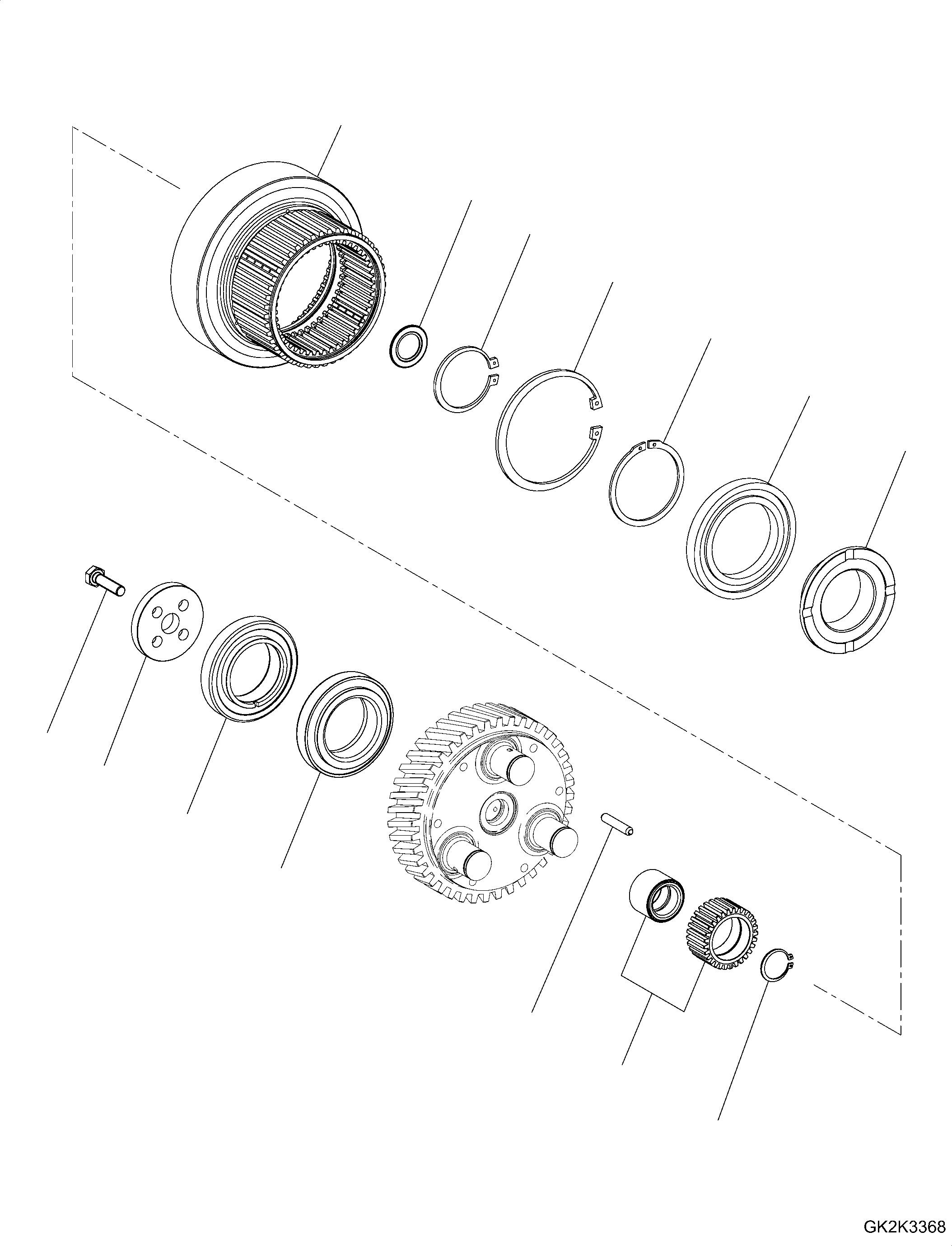 Axial Needle Cage ZF0635302011 KOMATSU